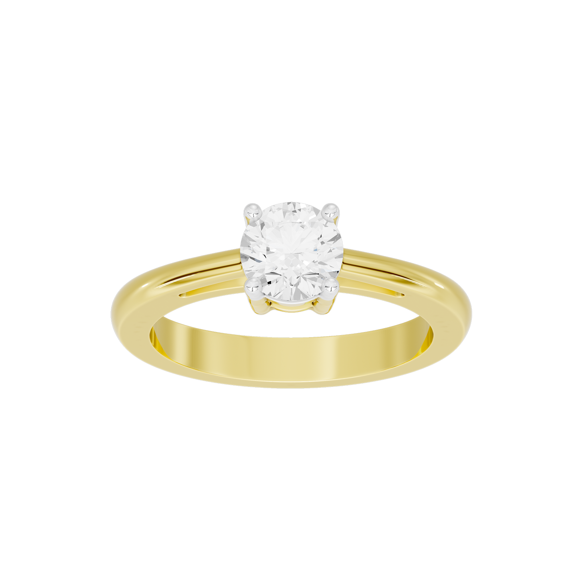 True One Singula 0.925 Carat Lab Grown Diamond Ring