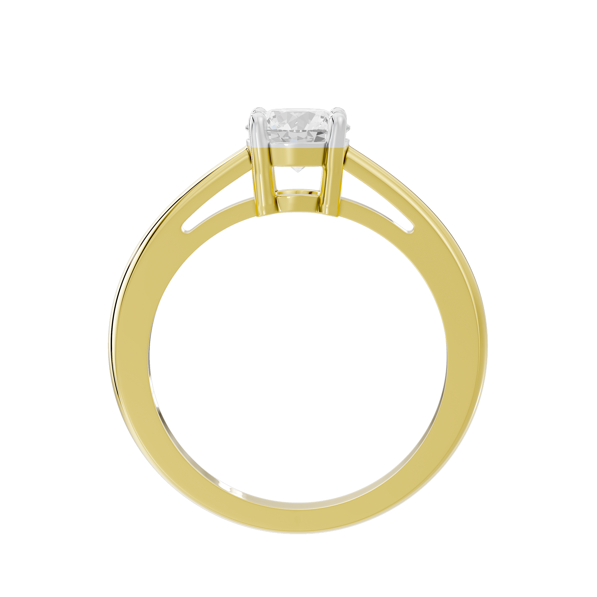 True One Singula 0.925 Carat Lab Grown Diamond Ring