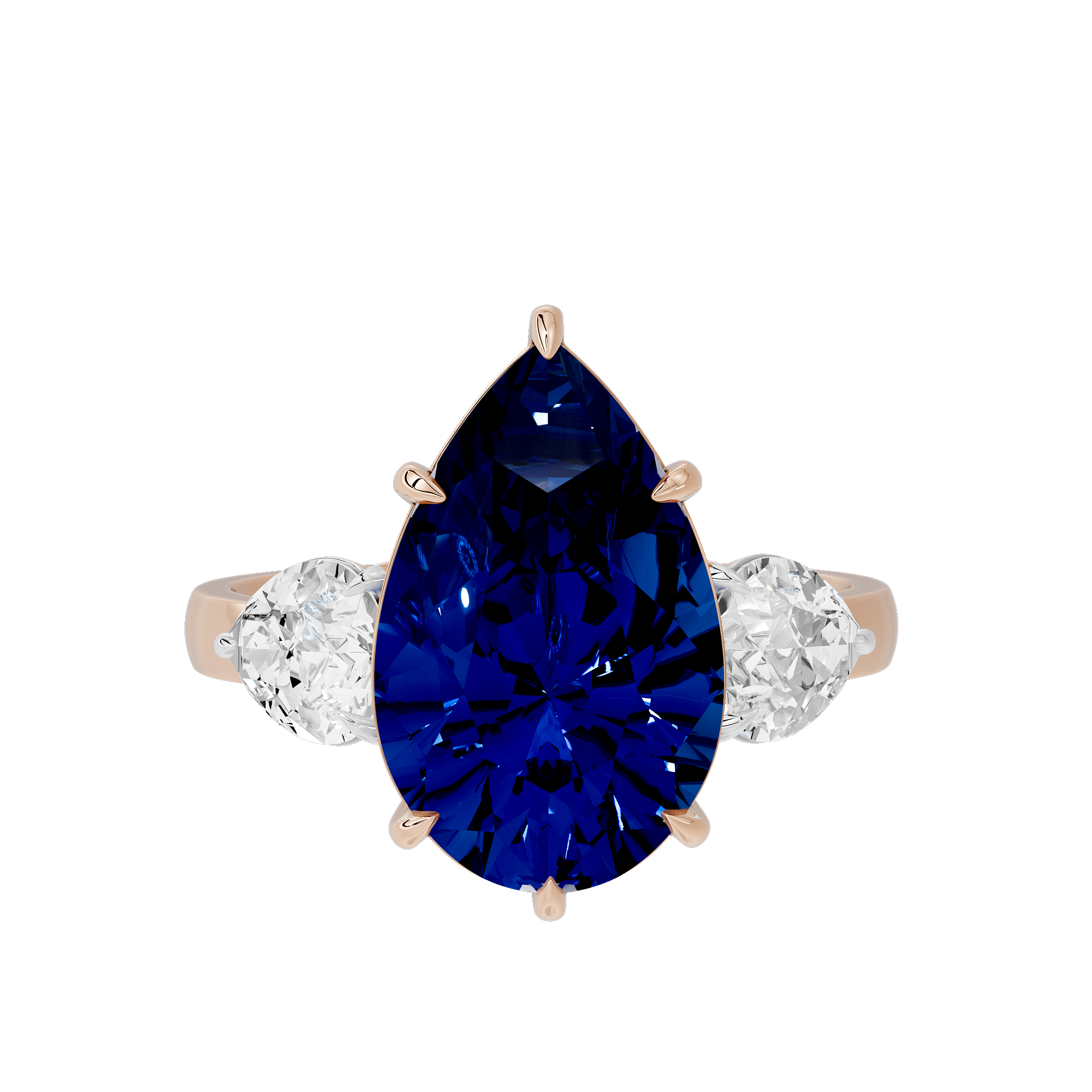 Glow Orbit three stone 0.985 Carat Lab Grown Diamond Ring