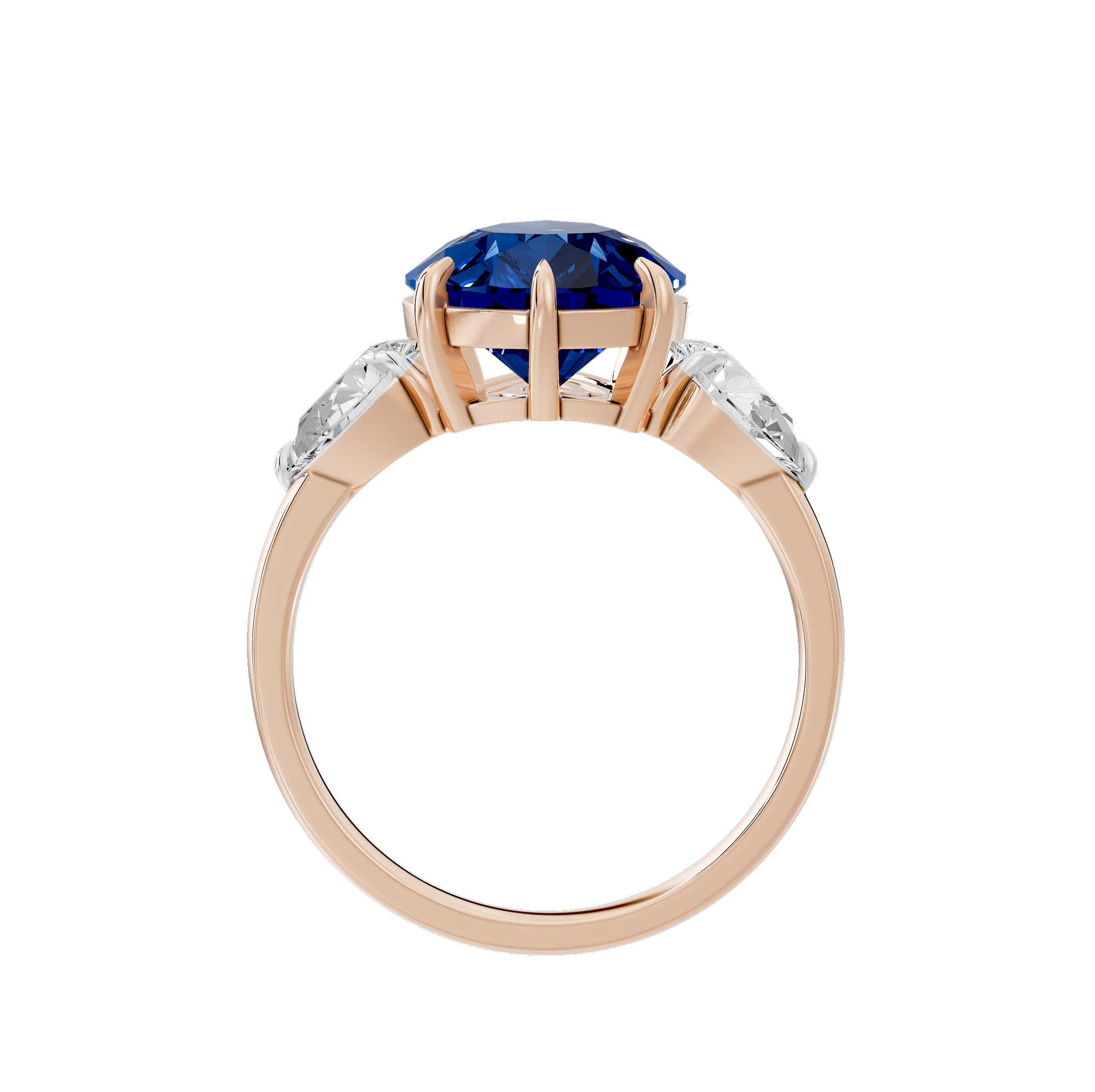 Glow Orbit three stone 0.985 Carat Lab Grown Diamond Ring
