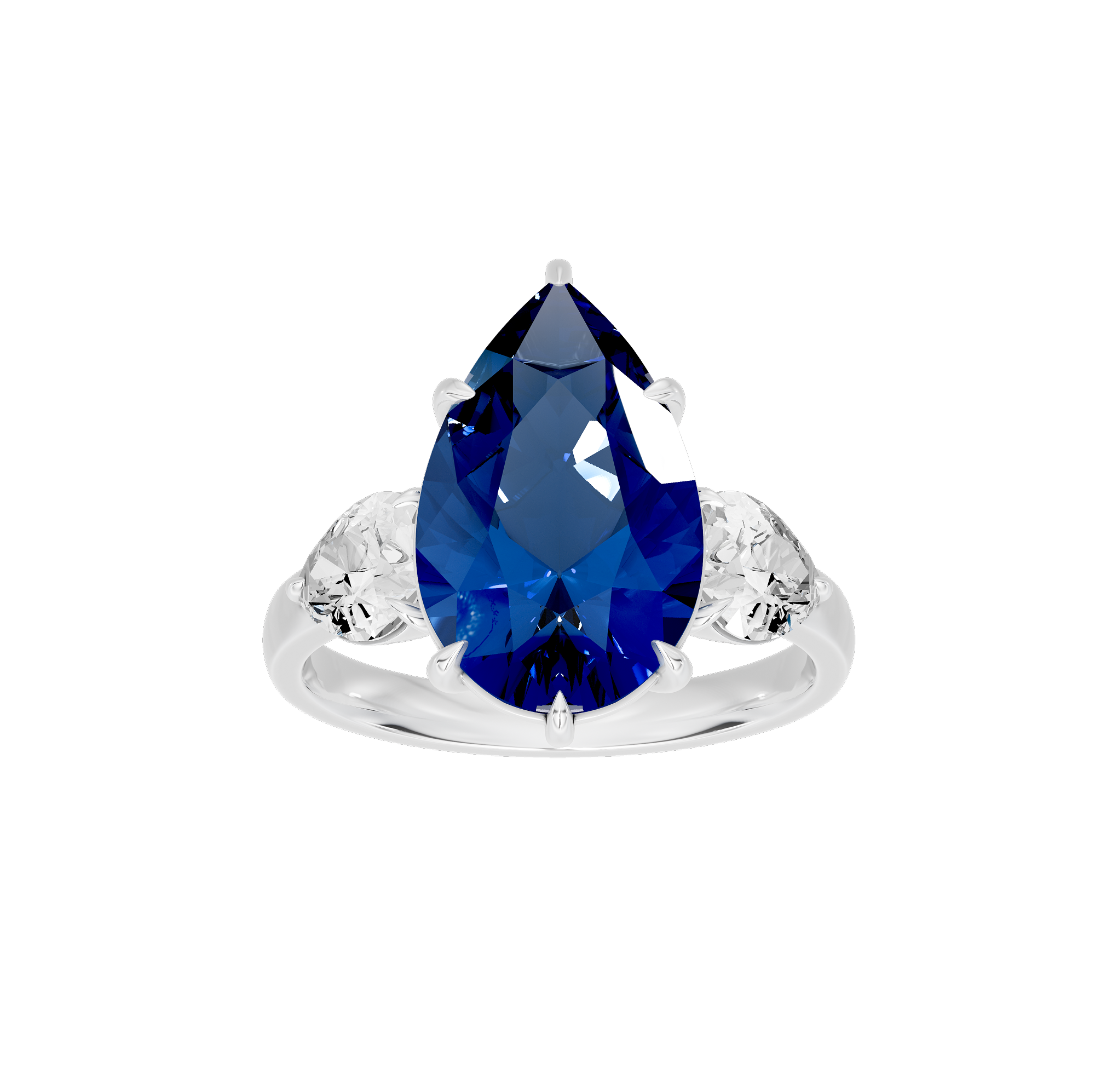 Glow Orbit three stone 0.985 Carat Lab Grown Diamond Ring