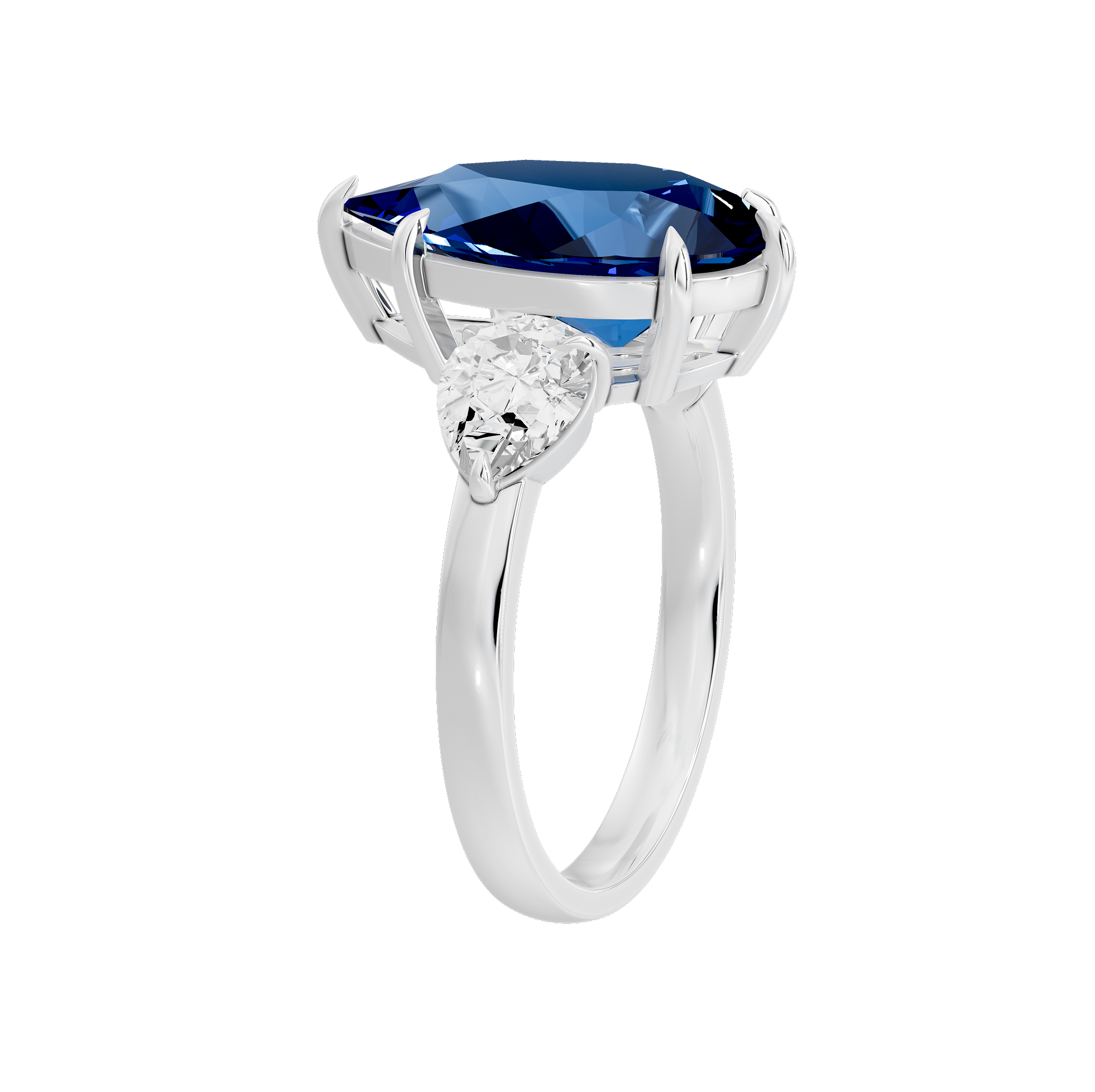Glow Orbit three stone 0.985 Carat Lab Grown Diamond Ring