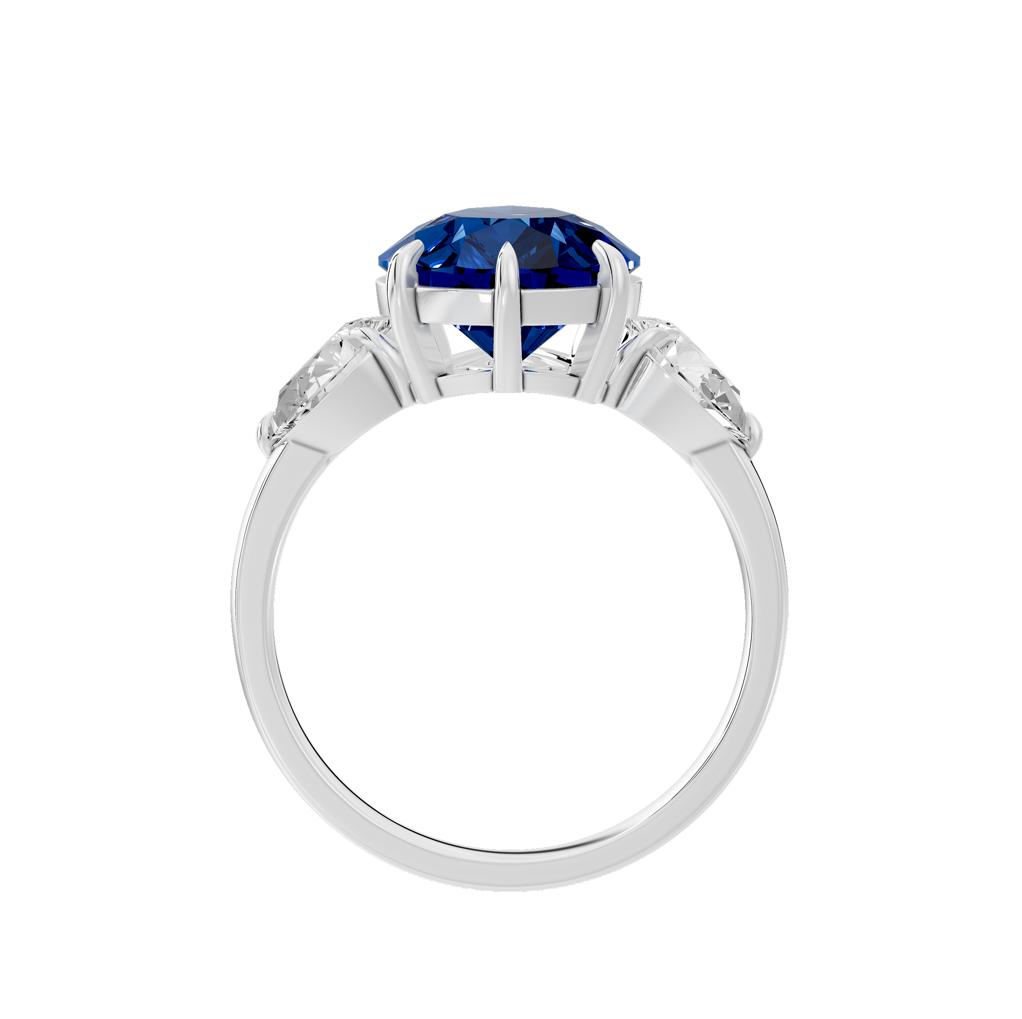 Glow Orbit three stone 0.985 Carat Lab Grown Diamond Ring