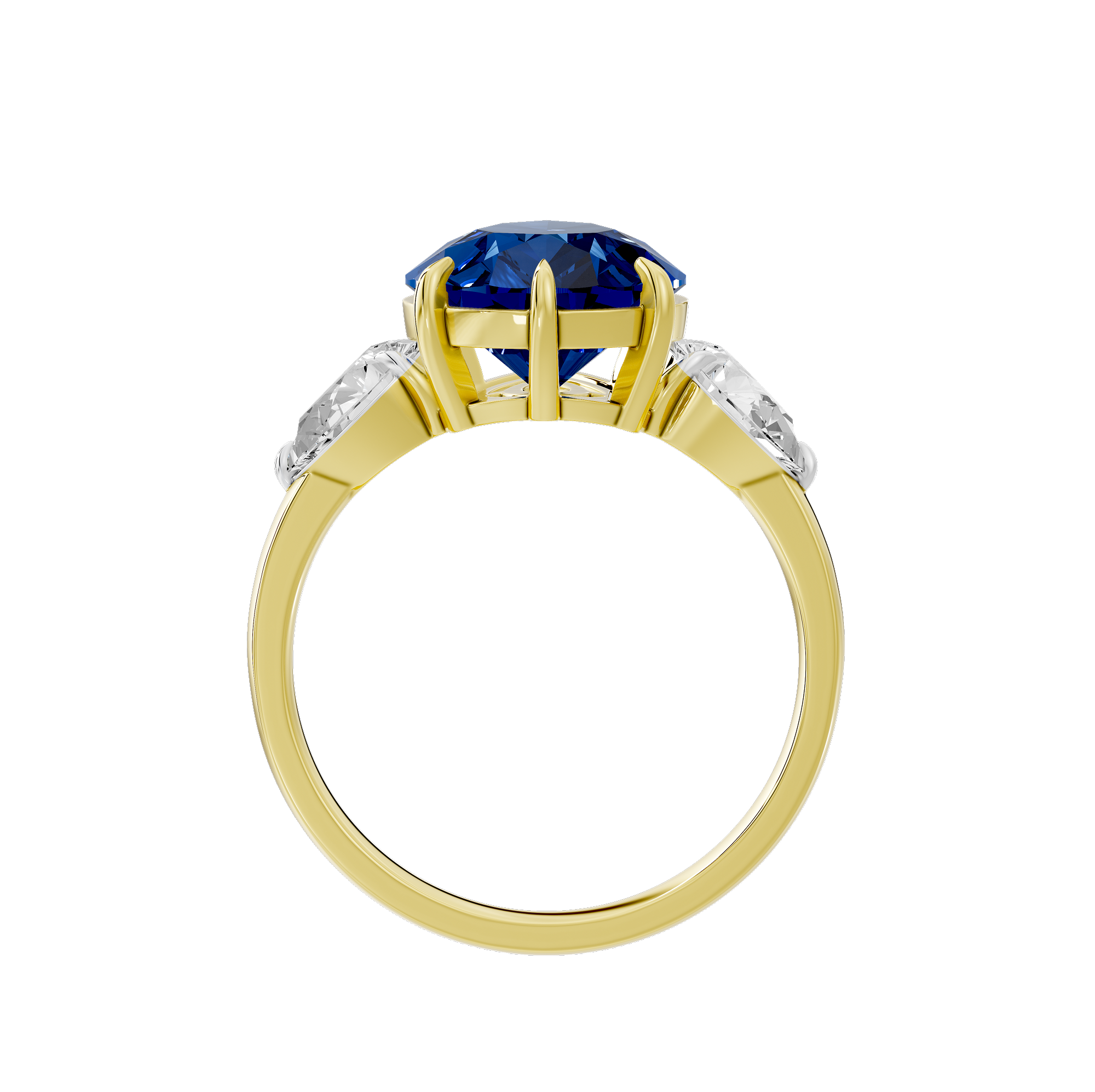 Glow Orbit three stone 0.985 Carat Lab Grown Diamond Ring