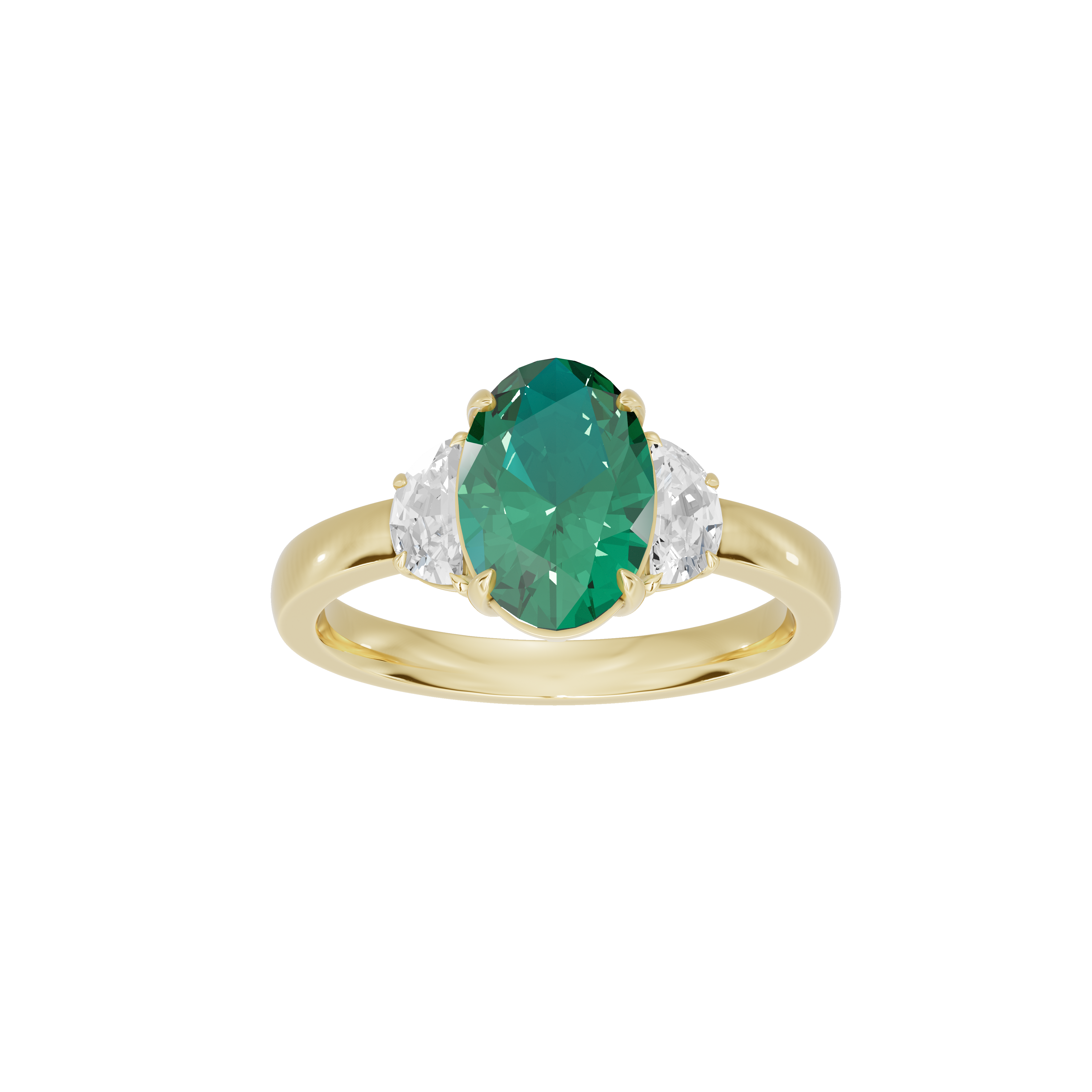 Bluebeam Three Stone 0.5 Lab Grown Diamond Ring