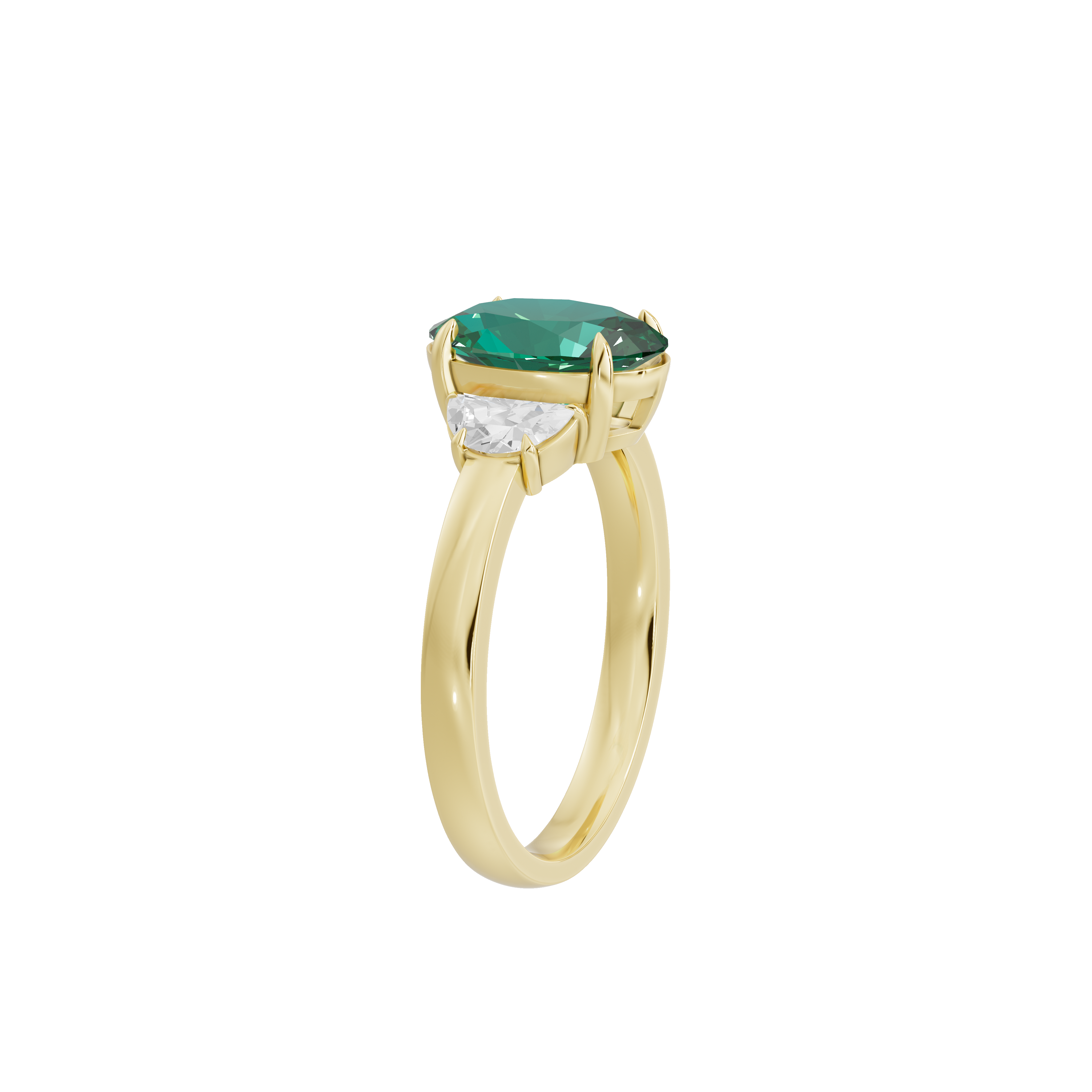 Bluebeam Three Stone 0.5 Lab Grown Diamond Ring