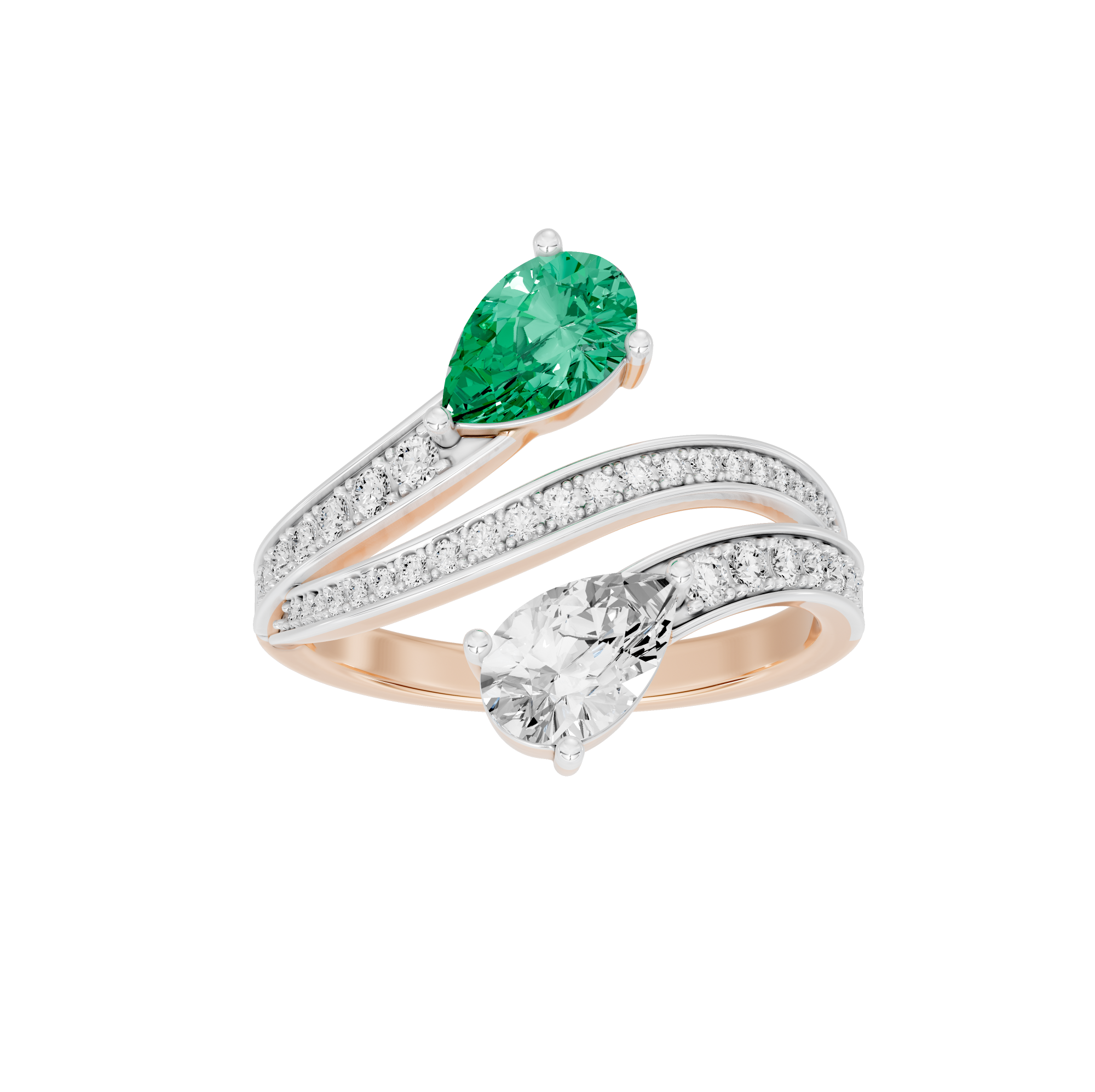 Doubletake 0.977 Carat Lab Grown Diamond Ring