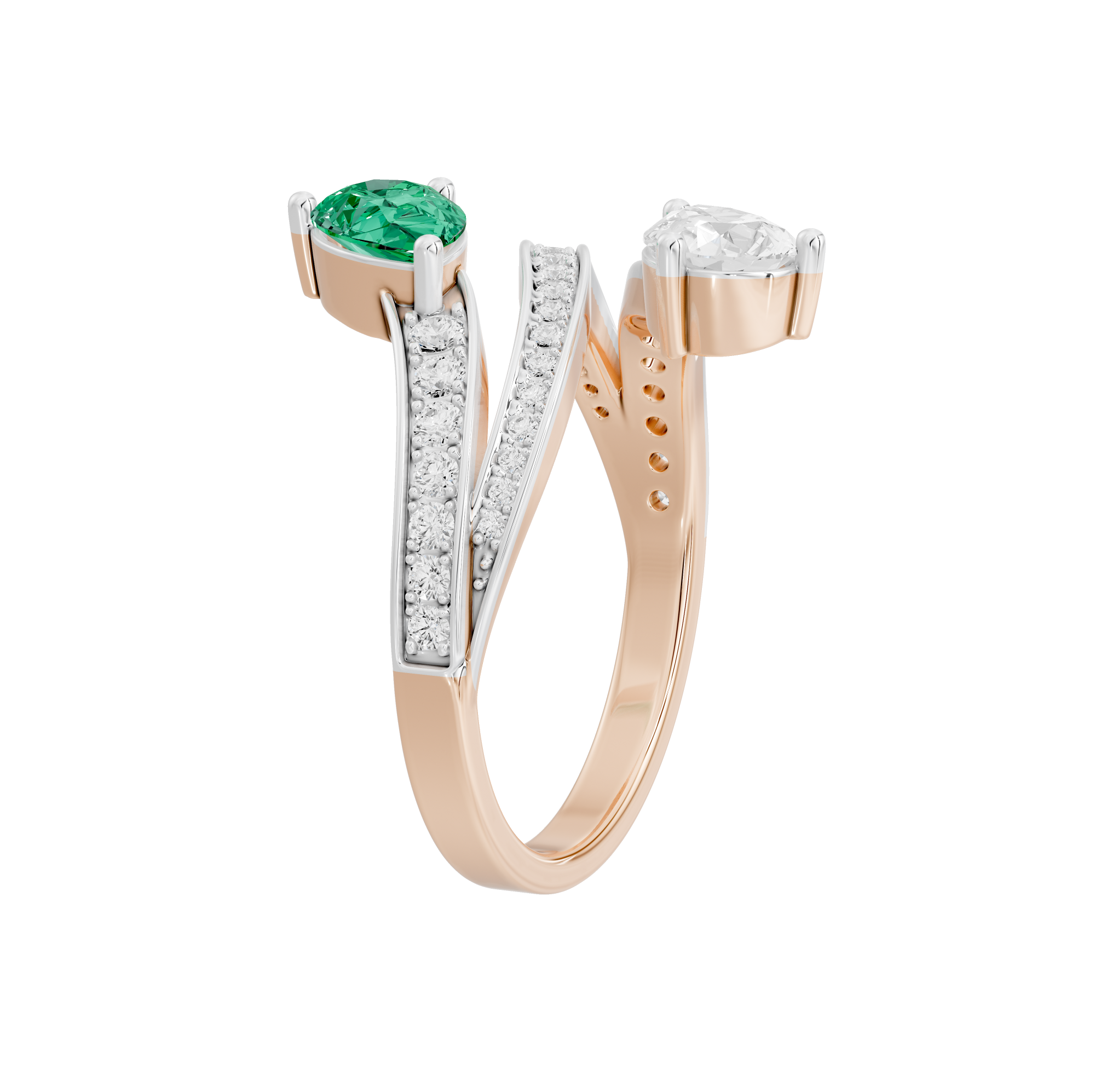 Doubletake 0.977 Carat Lab Grown Diamond Ring