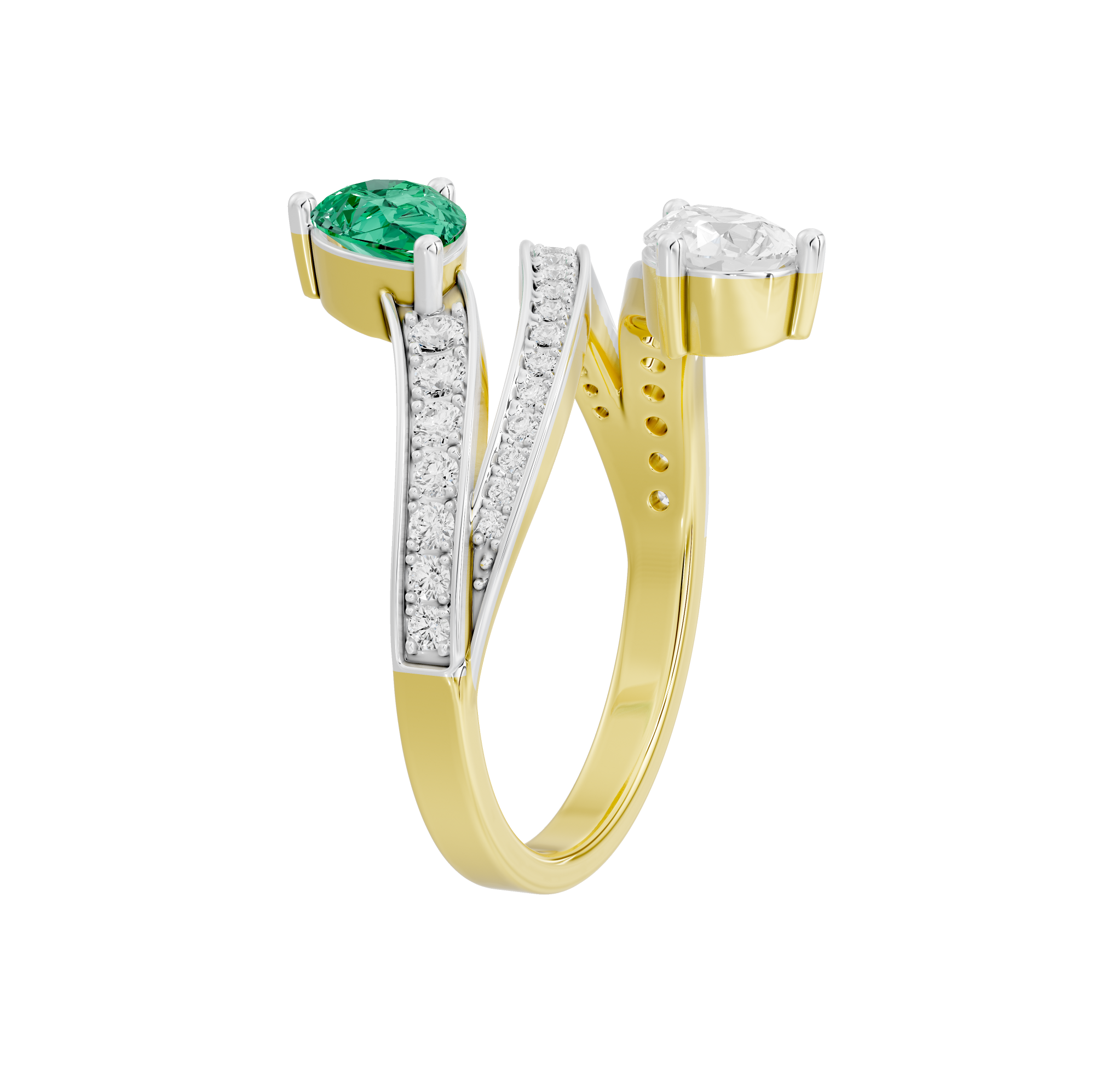 Doubletake 0.977 Carat Lab Grown Diamond Ring
