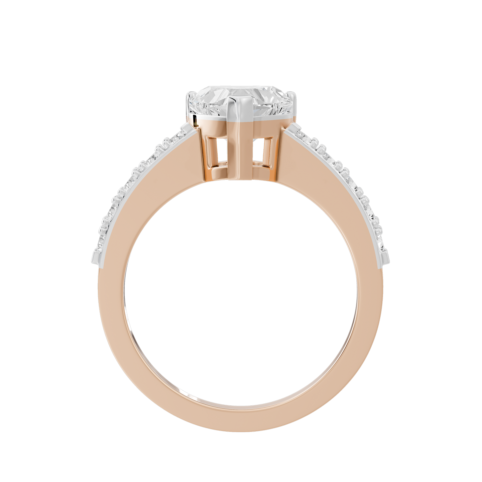 Heartcore Singula Studded 1.09 Carat Lab Grown Diamond Ring