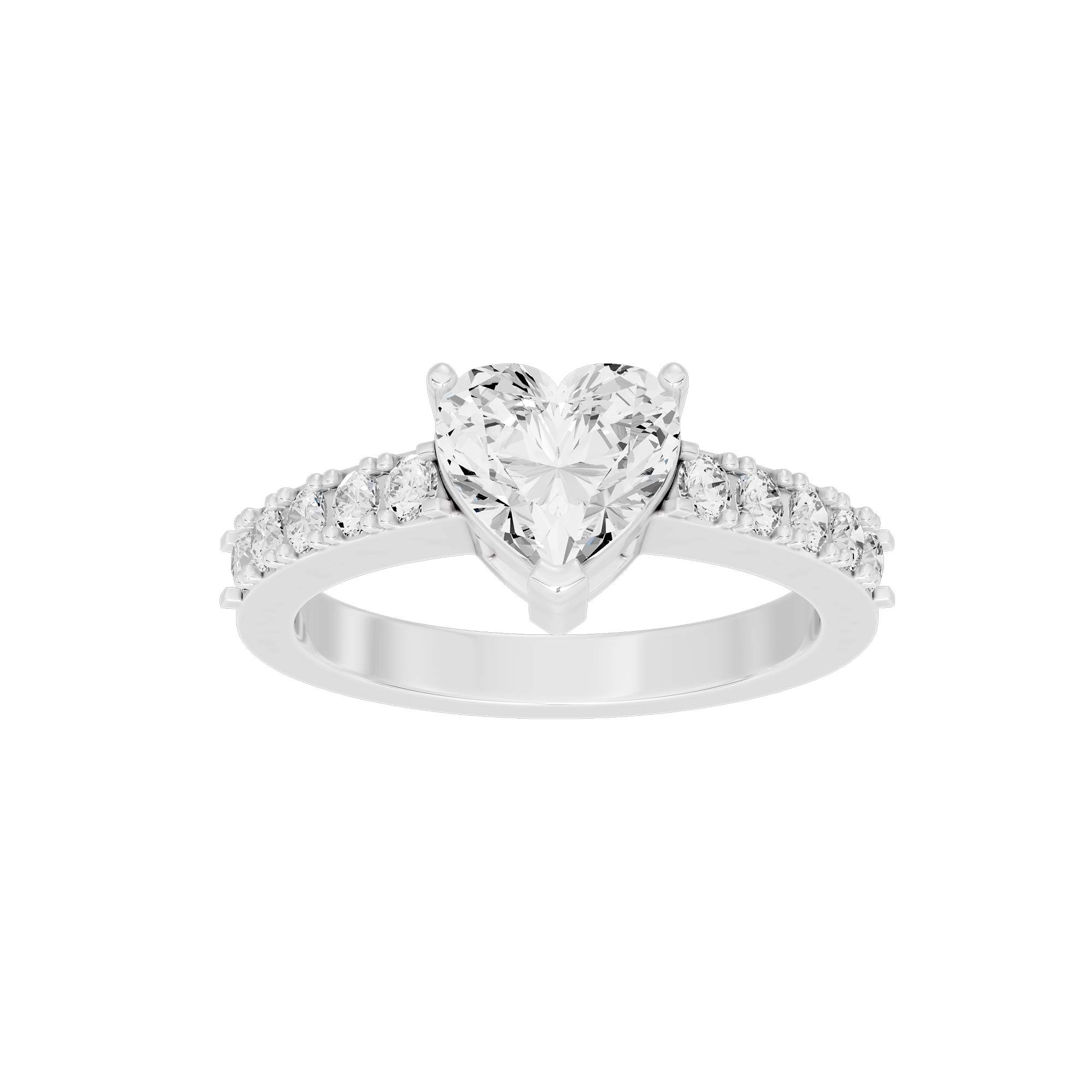Heartcore Singula Studded 1.09 Carat Lab Grown Diamond Ring