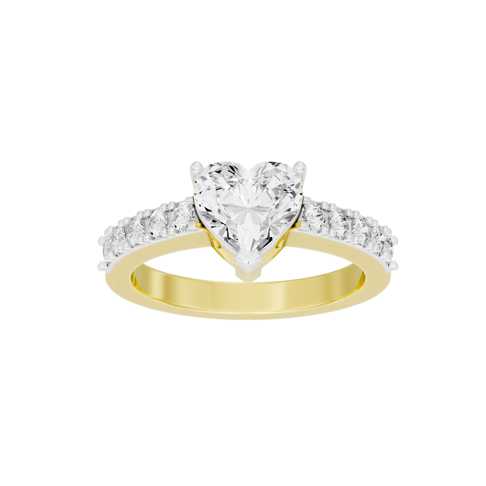 Heartcore Singula Studded 1.09 Carat Lab Grown Diamond Ring