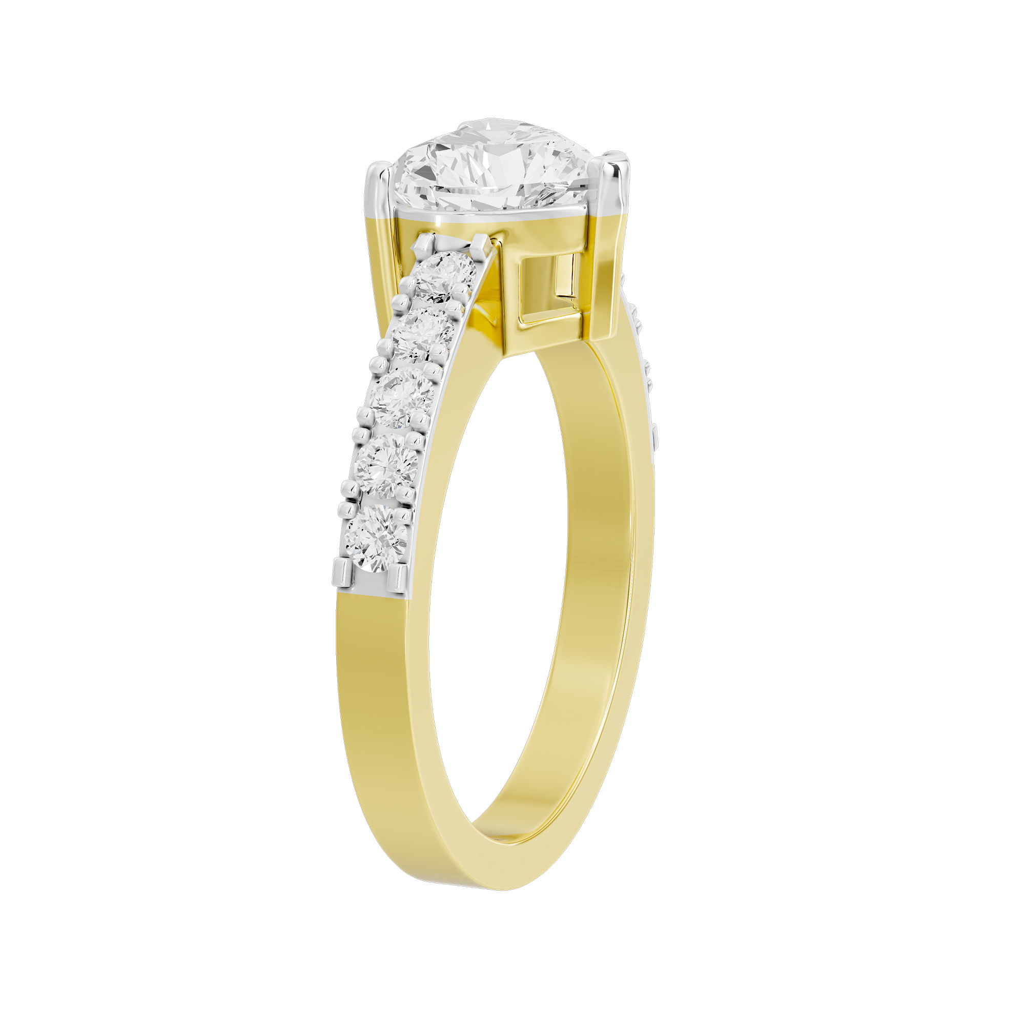 Heartcore Singula Studded 1.09 Carat Lab Grown Diamond Ring