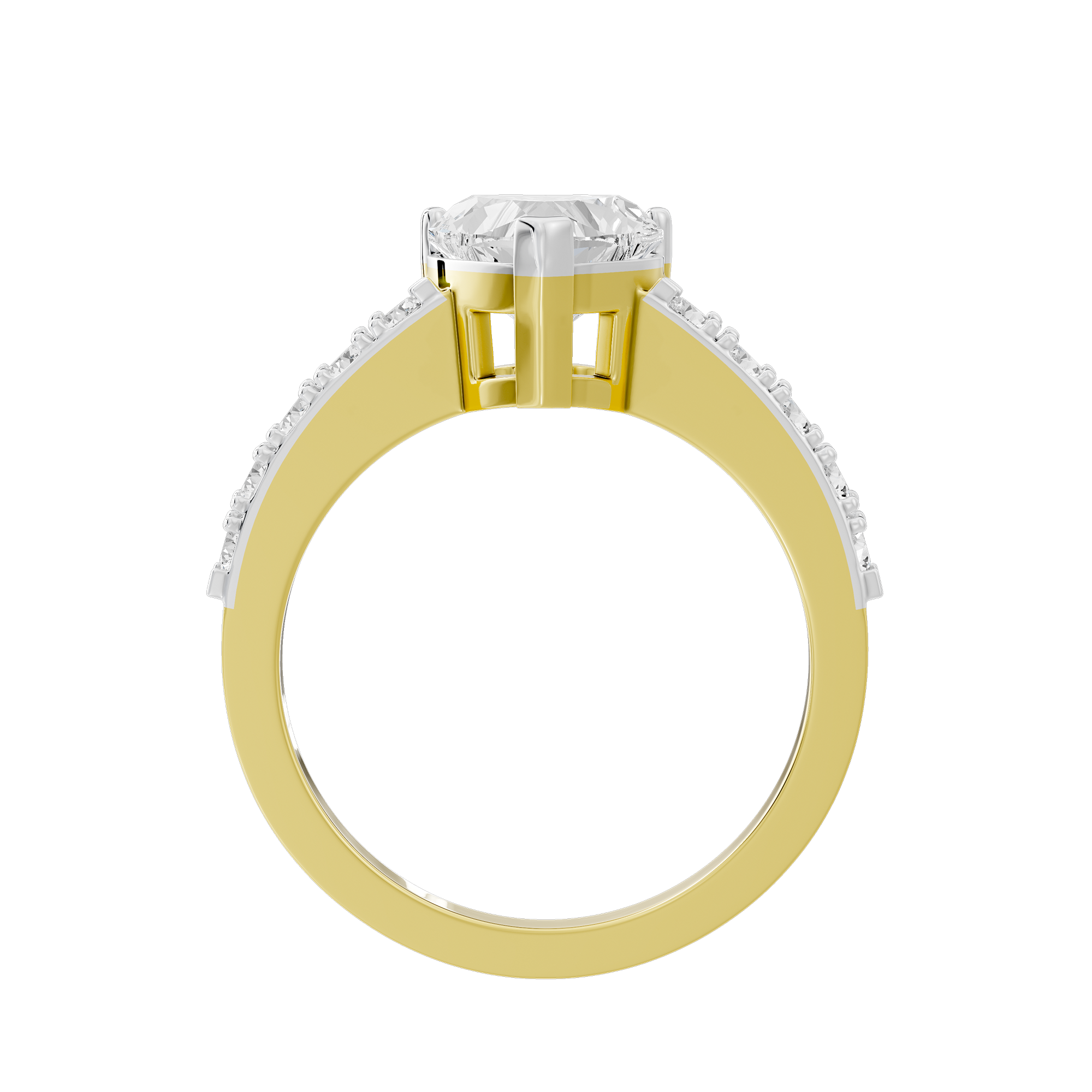 Heartcore Singula Studded 1.09 Carat Lab Grown Diamond Ring