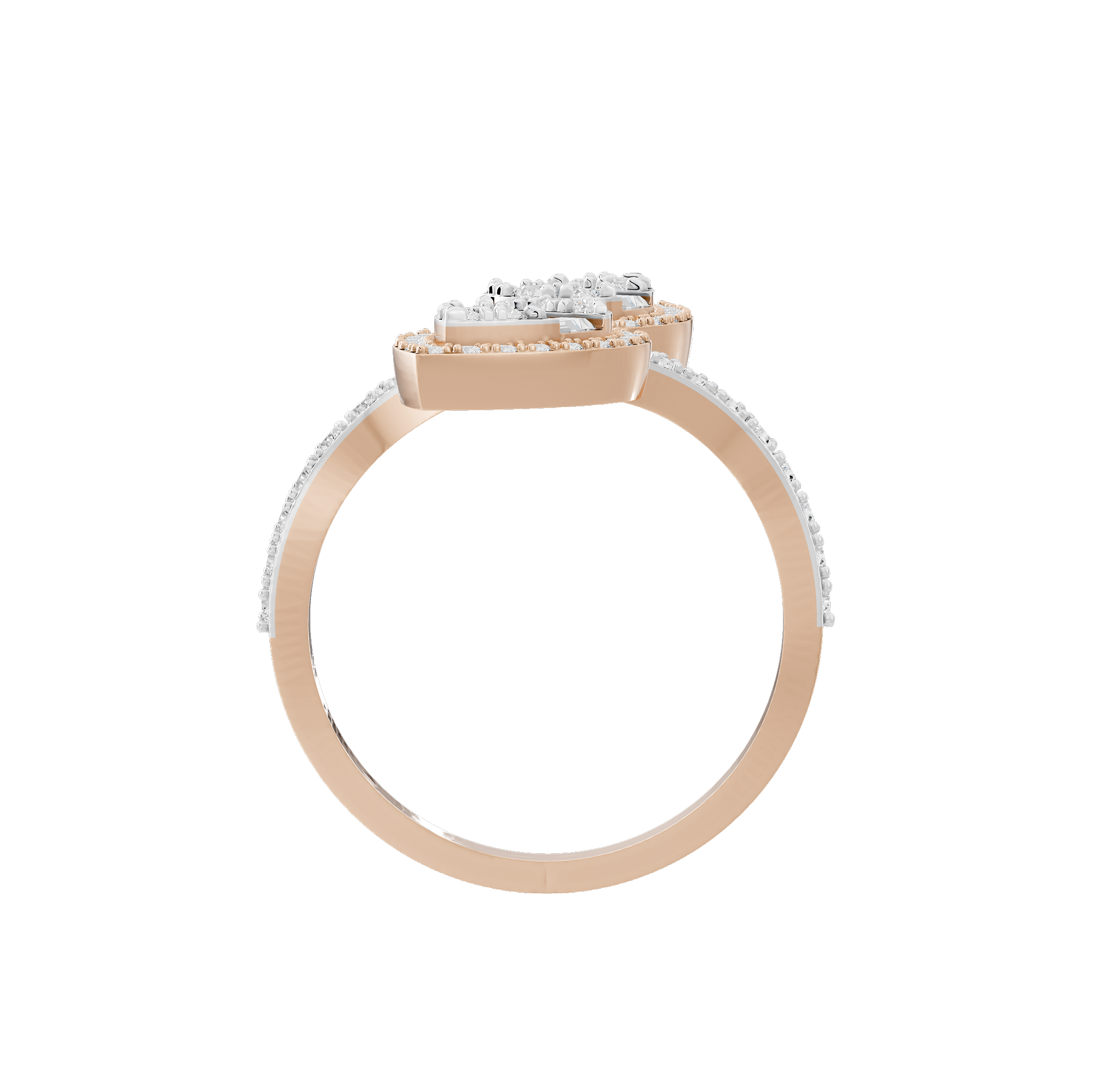 Power Couple 0.962 Carat Lab Grown Diamond Ring