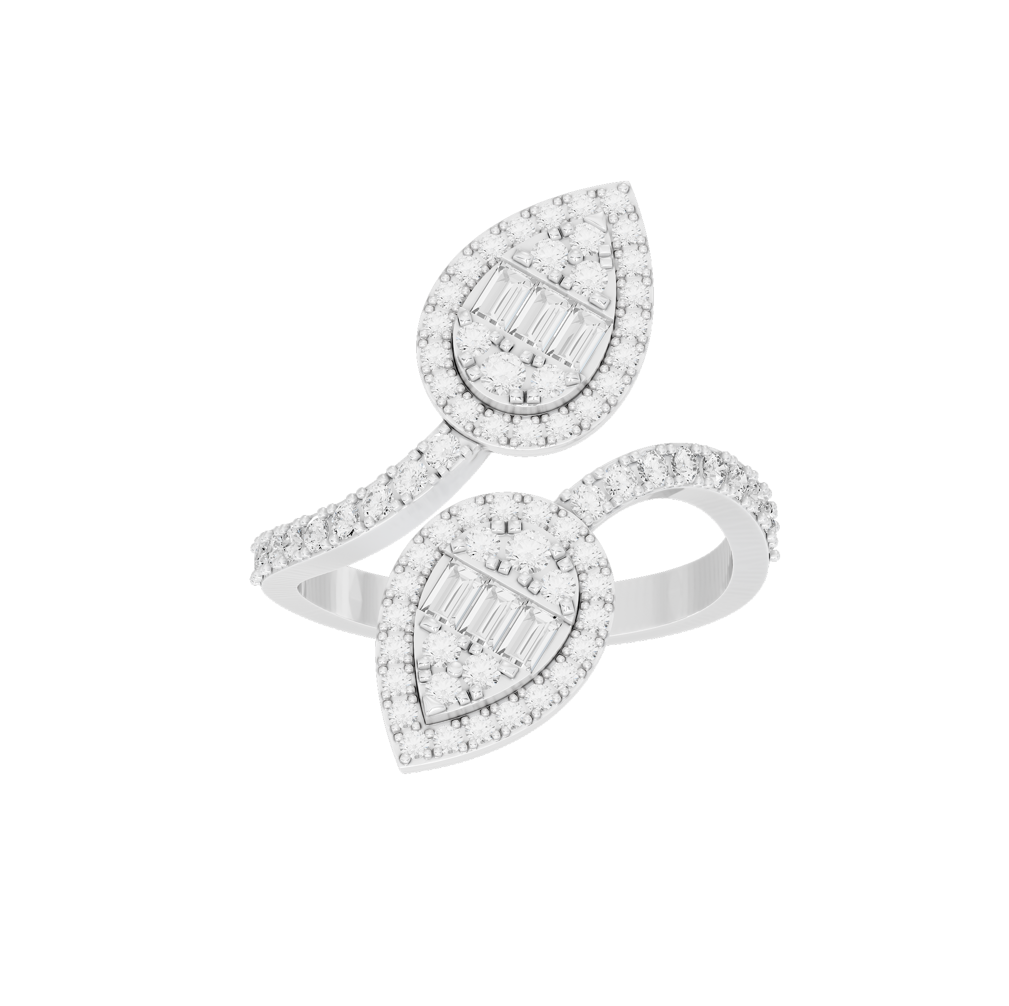 Power Couple 0.962 Carat Lab Grown Diamond Ring