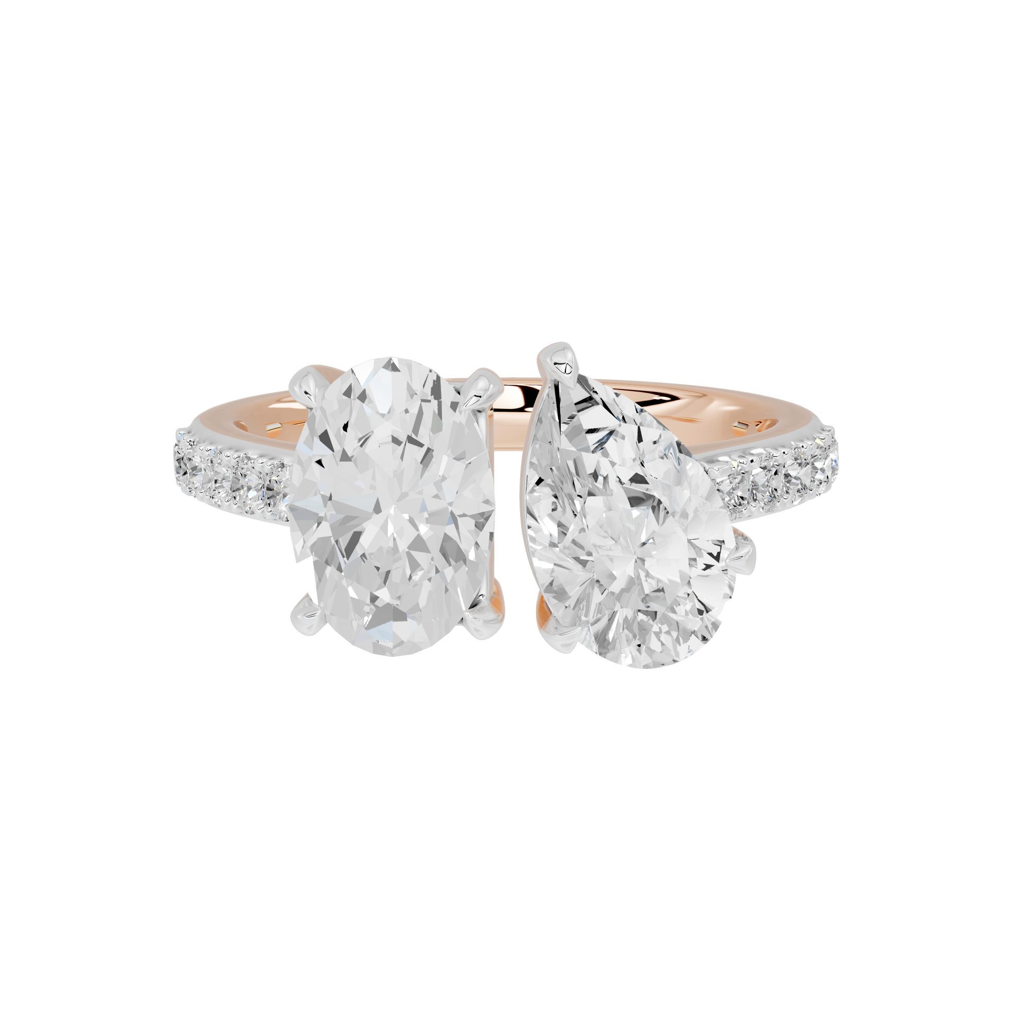 Starlit Duo 2.336 Carat Lab Grown Diamond Ring