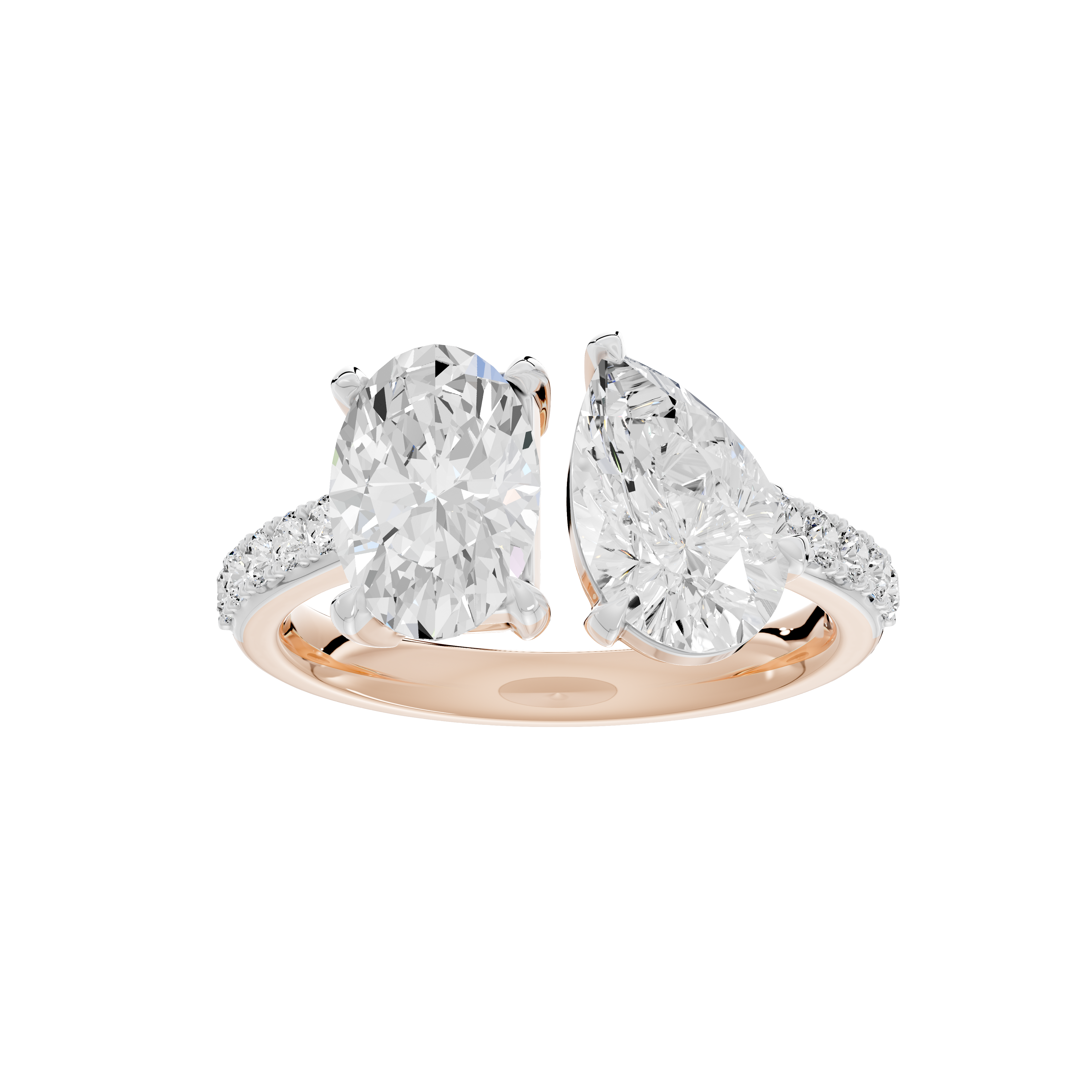 Starlit Duo 2.336 Carat Lab Grown Diamond Ring