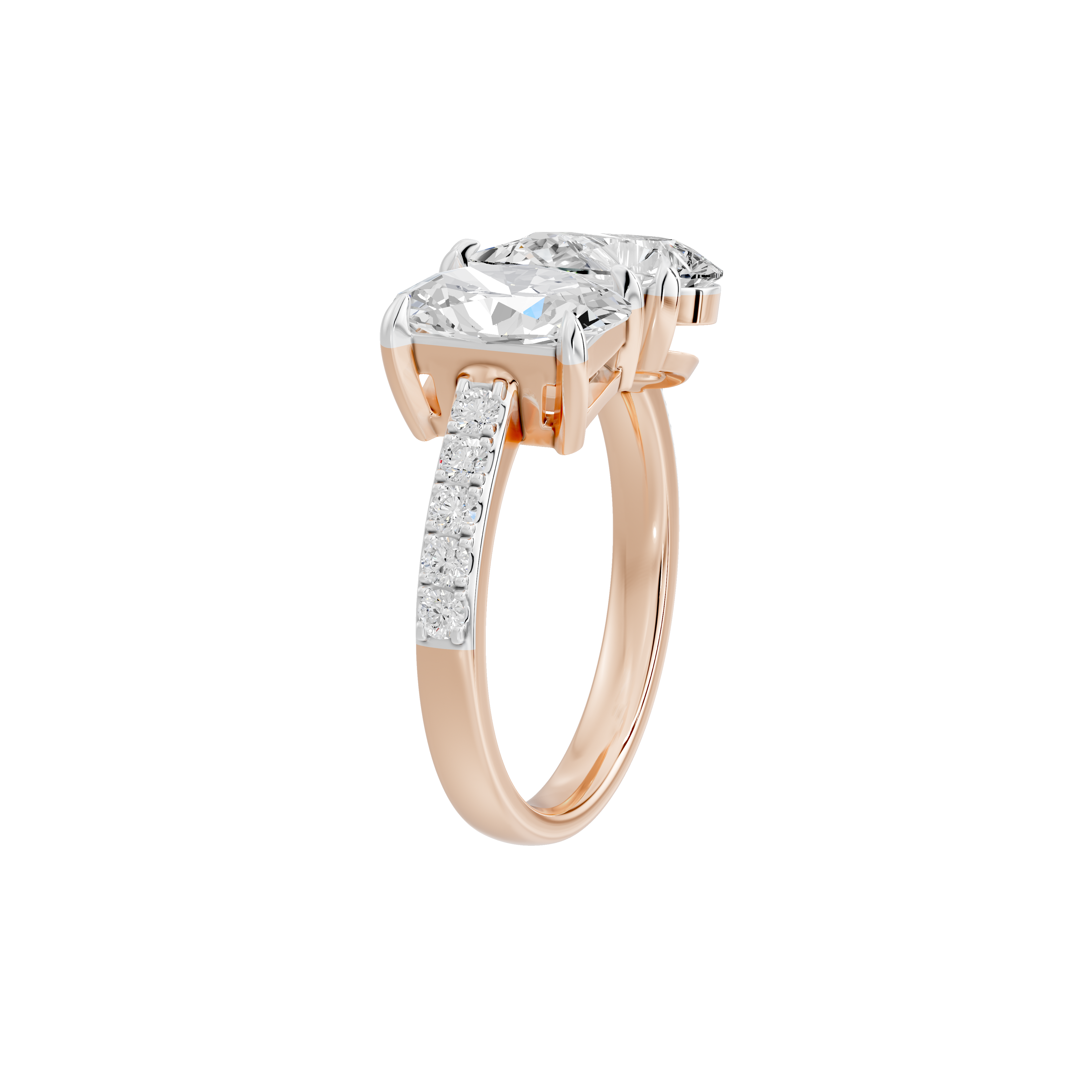 Starlit Duo 2.336 Carat Lab Grown Diamond Ring