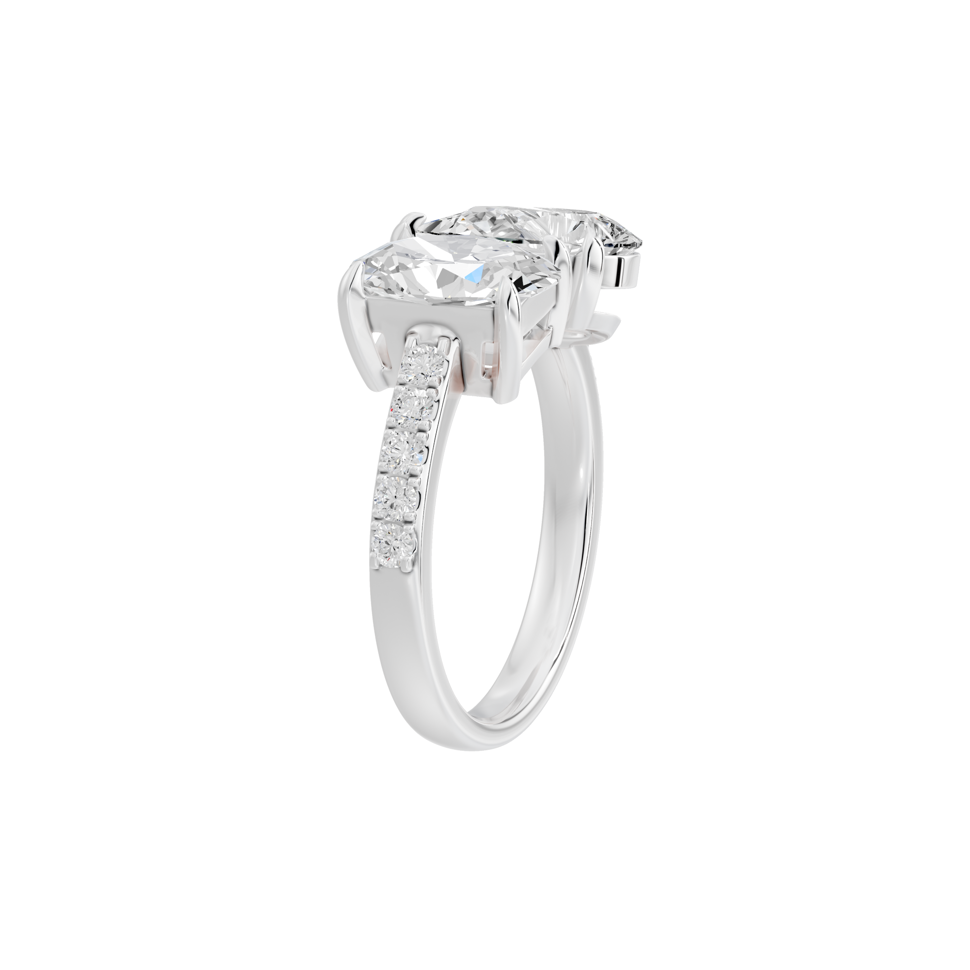Starlit Duo 2.336 Carat Lab Grown Diamond Ring