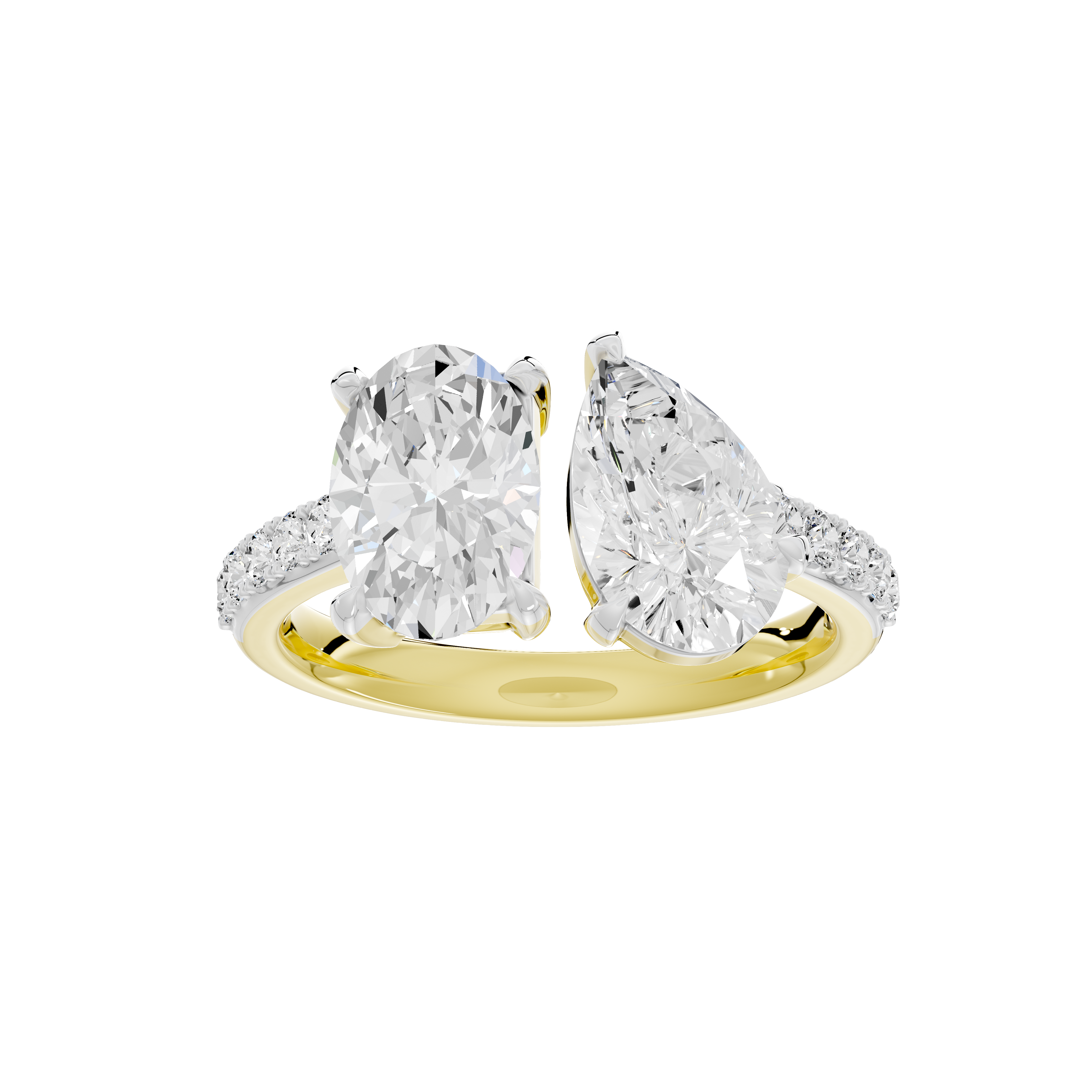 Starlit Duo 2.336 Carat Lab Grown Diamond Ring