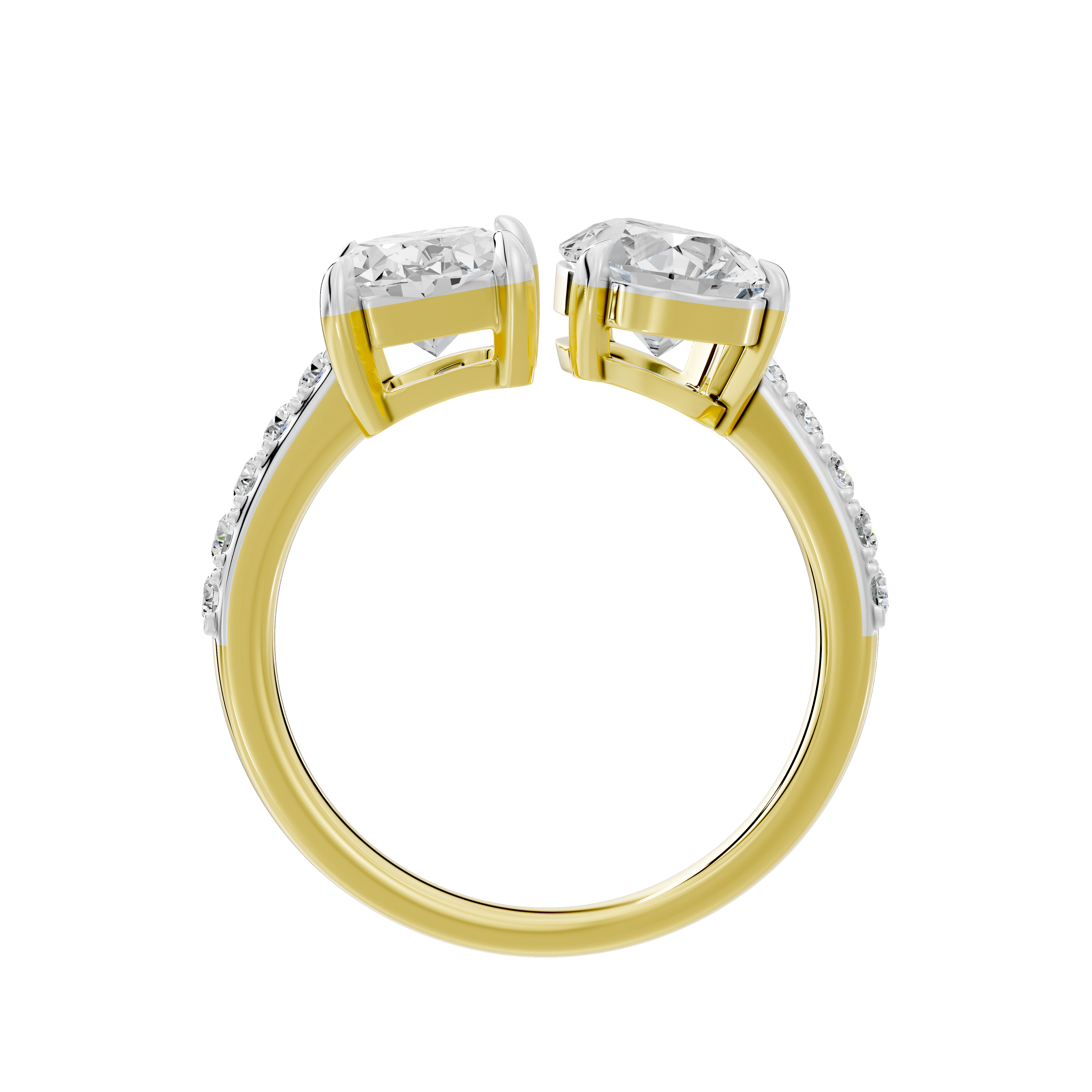 Starlit Duo 2.336 Carat Lab Grown Diamond Ring