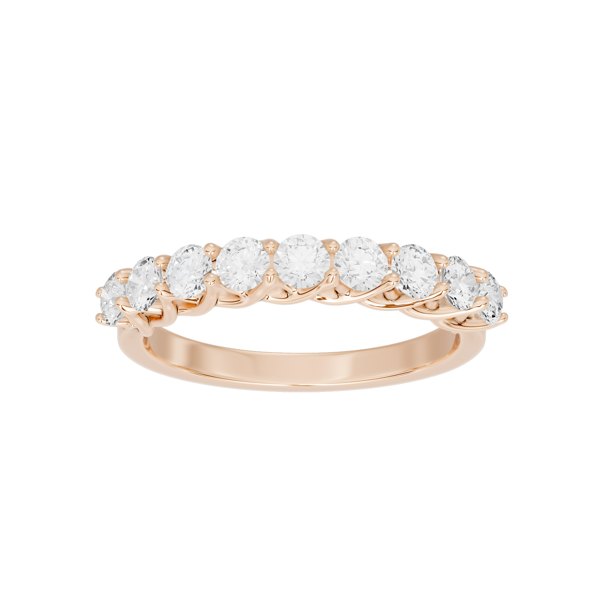 Ice Me Round Diamond Half Eternity 0.996 Carat Lab Grown Diamond