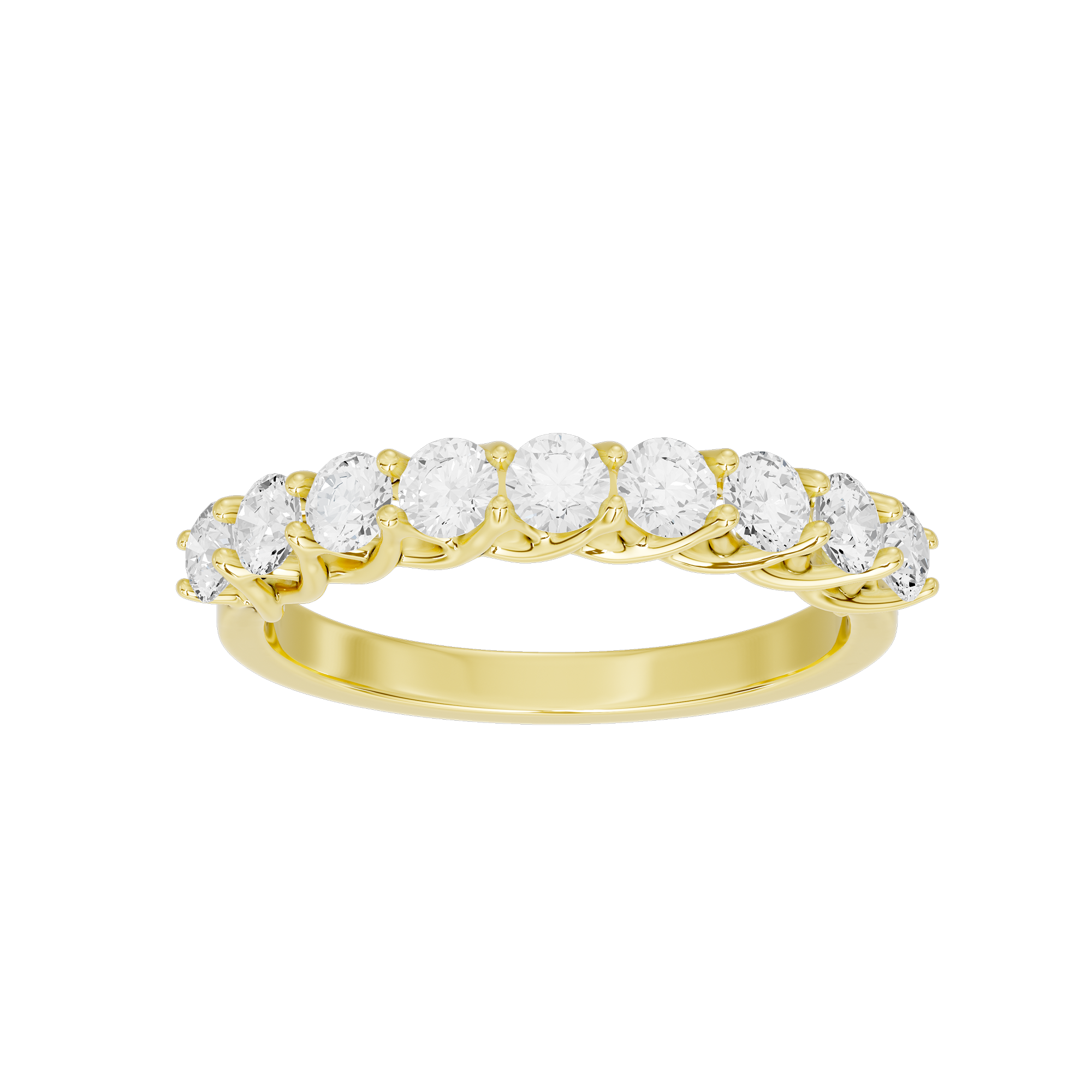Ice Me Round Diamond Half Eternity 0.996 Carat Lab Grown Diamond