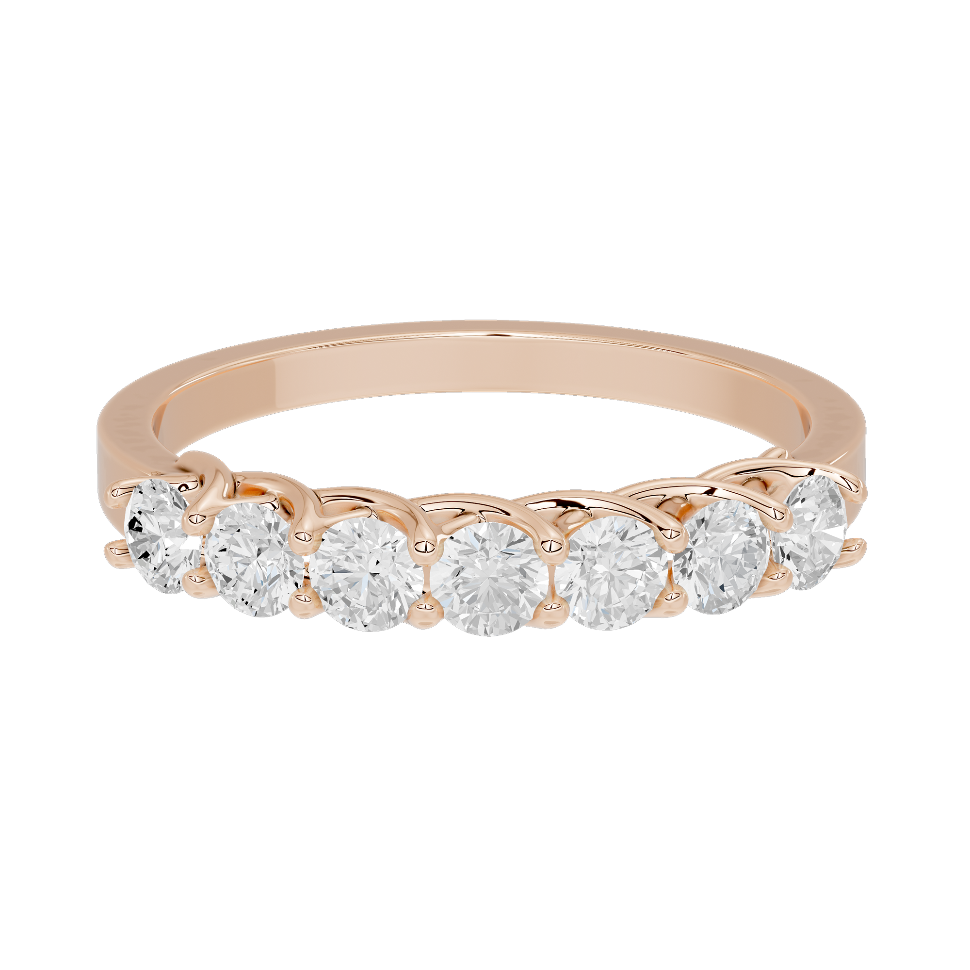 Ice Me Round Diamond Half Eternity 1.195 Carat Lab Grown Diamond
