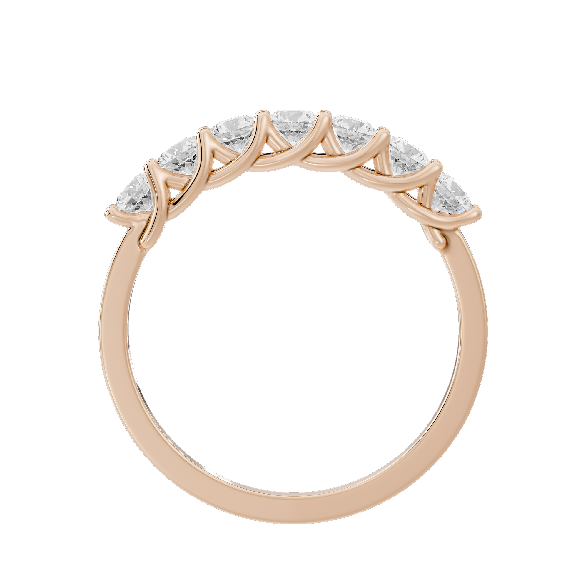 Ice Me Round Diamond Half Eternity 1.195 Carat Lab Grown Diamond