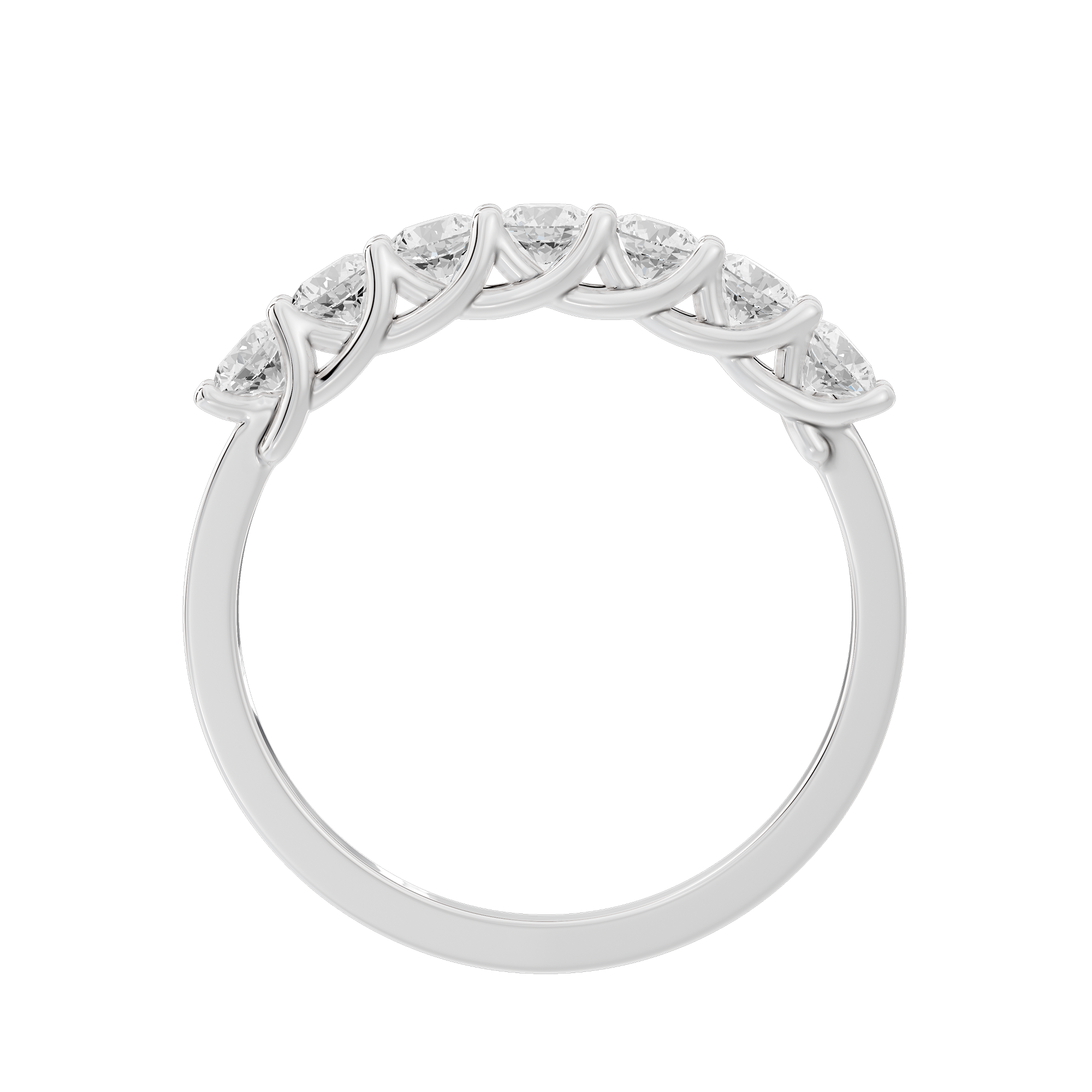 Ice Me Round Diamond Half Eternity 1.195 Carat Lab Grown Diamond