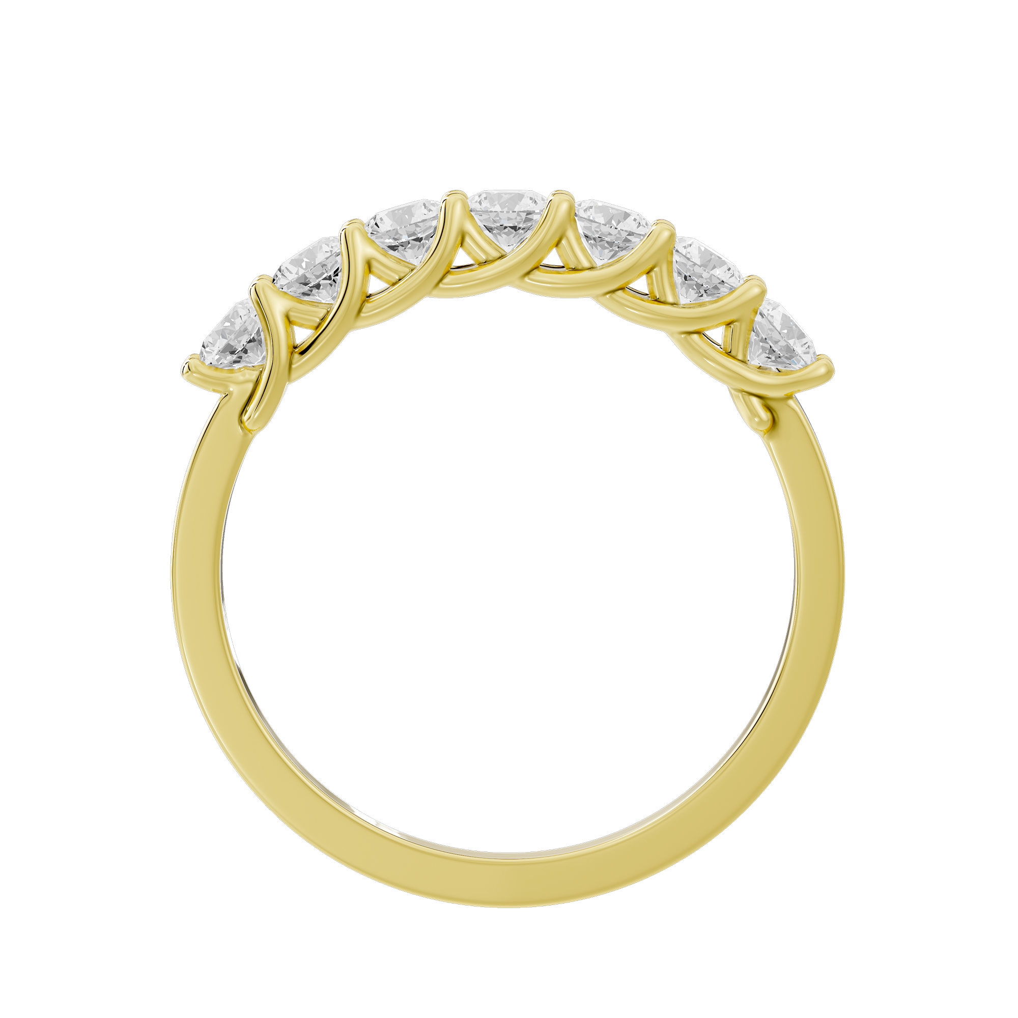 Ice Me Round Diamond Half Eternity 1.195 Carat Lab Grown Diamond