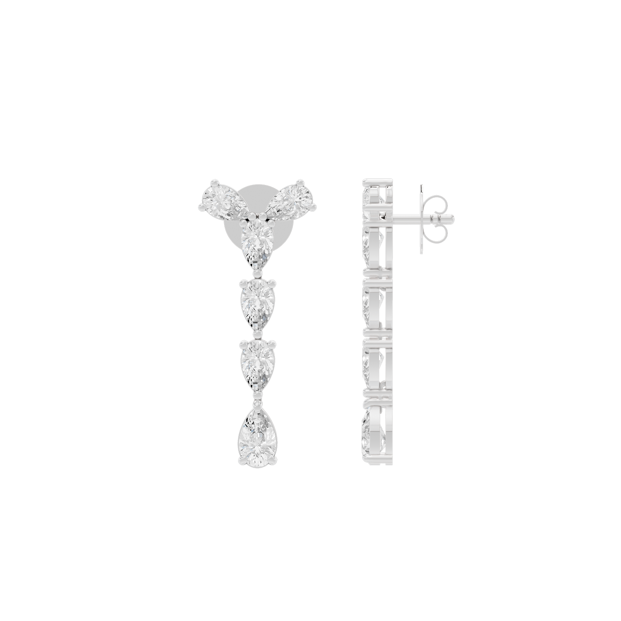 Solene Drops 4.159 Lab Grown Diamond Earring