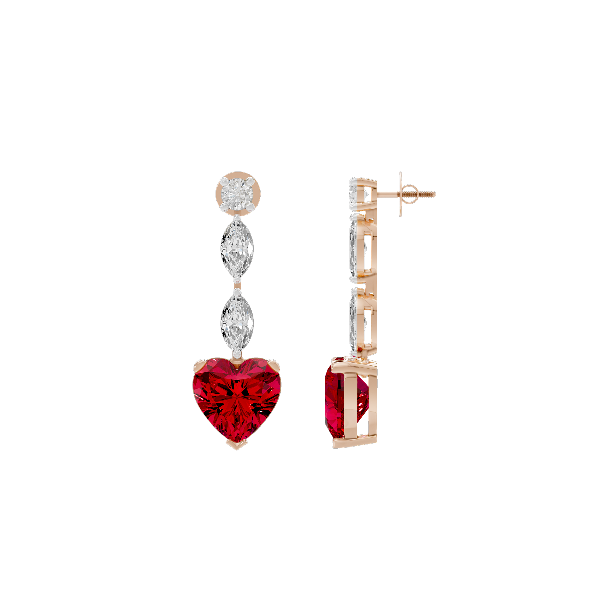 Ruby Muse 1.763 Lab Grown Diamond Earring