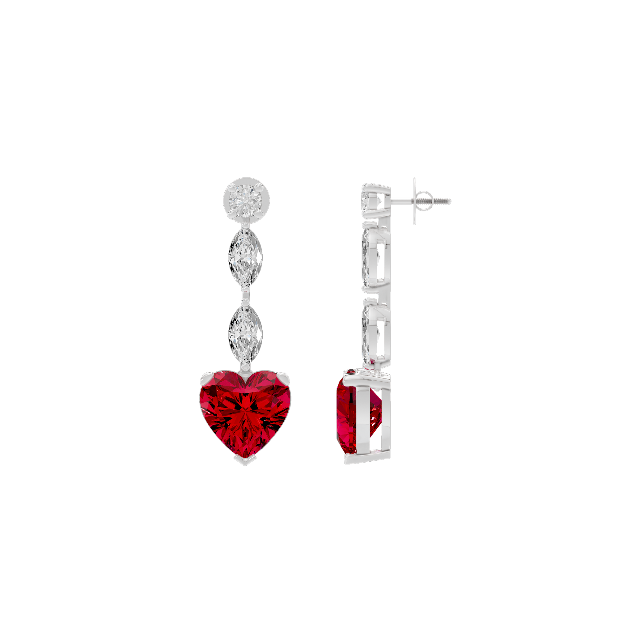 Ruby Muse 1.763 Lab Grown Diamond Earring