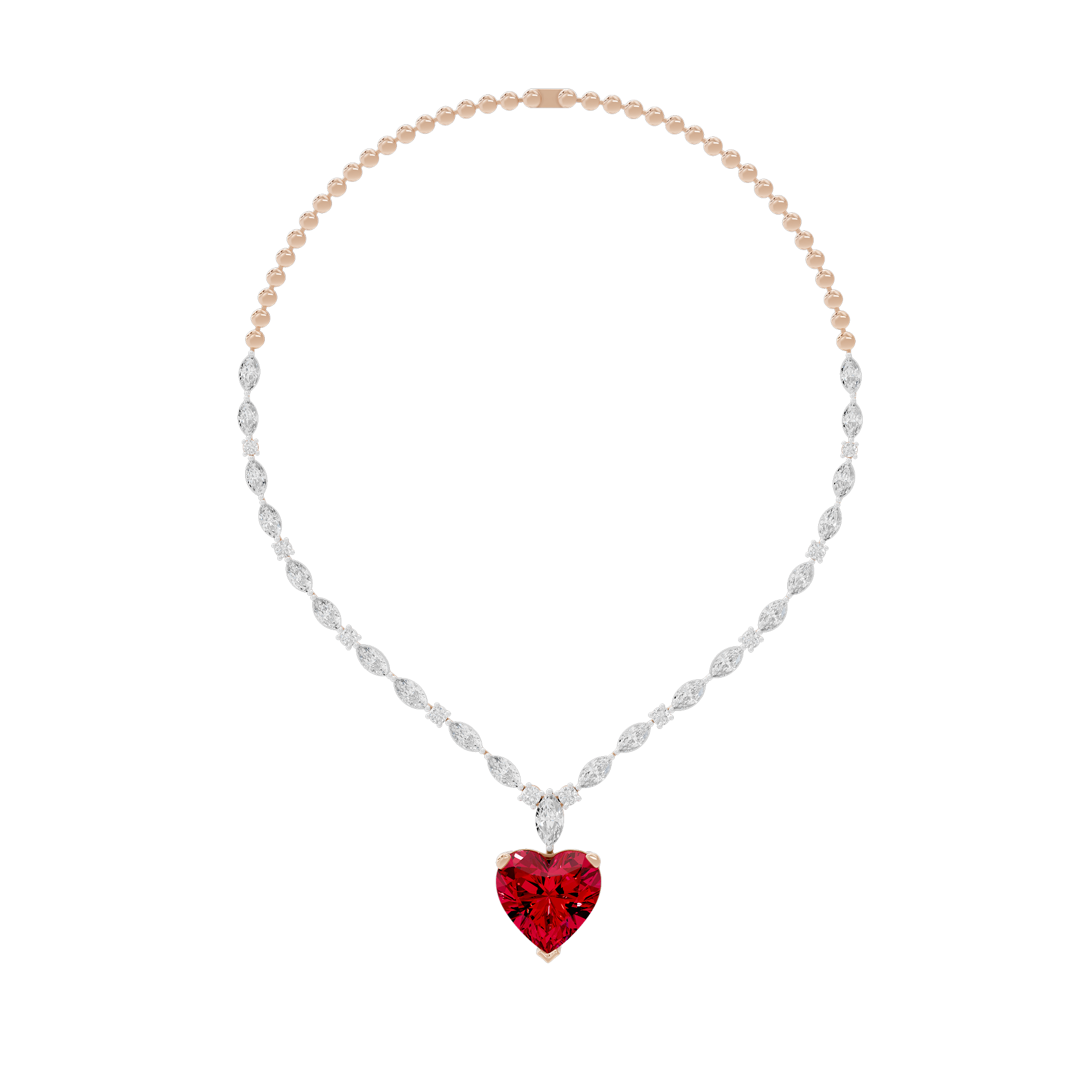 Ruby Muse 10.923 Lab Grown Diamond Necklace