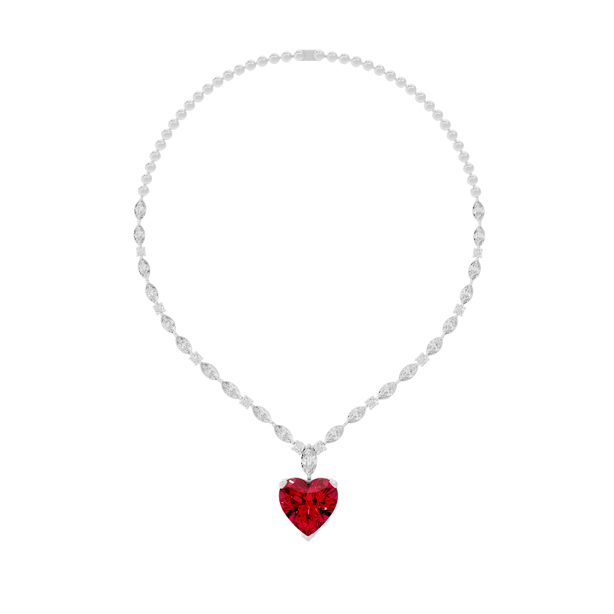 Ruby Muse 10.923 Lab Grown Diamond Necklace