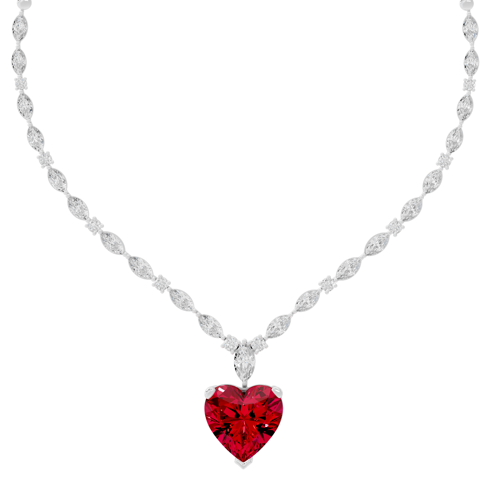 Ruby Muse 10.923 Lab Grown Diamond Necklace