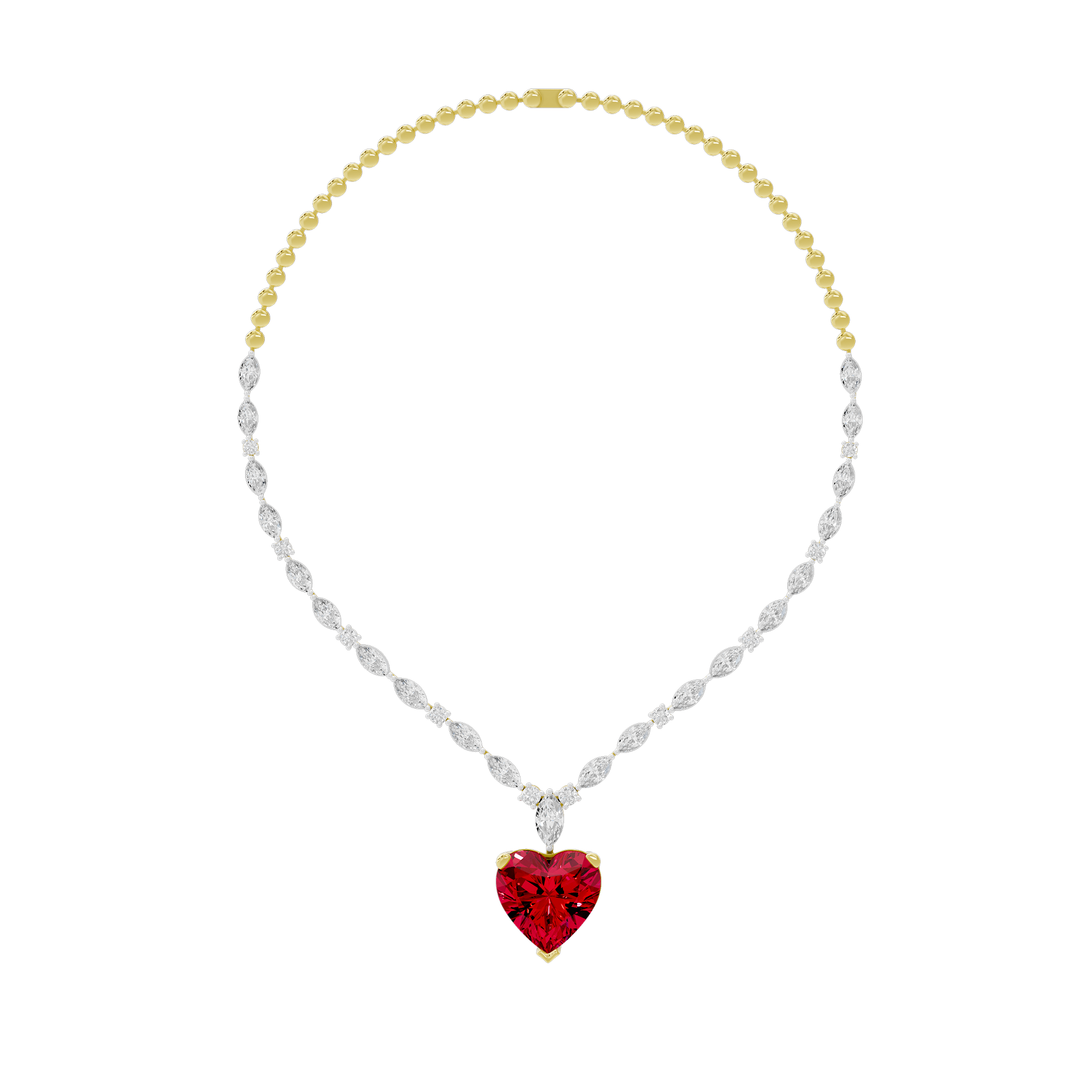 Ruby Muse 10.923 Lab Grown Diamond Necklace