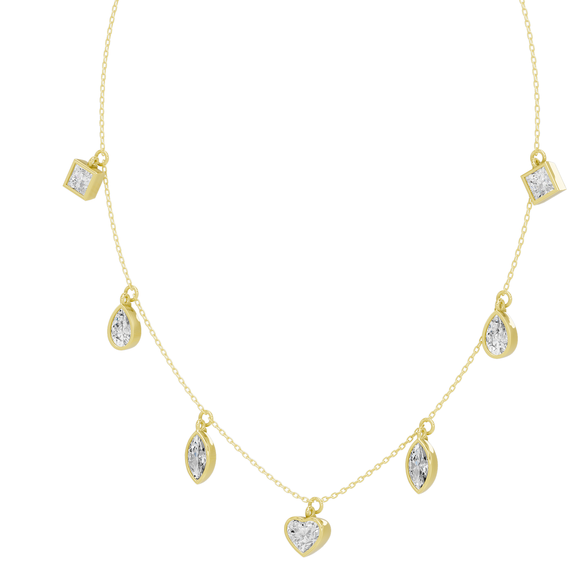 Dewdrop Dance 4.368 Lab Grown Diamond Necklace