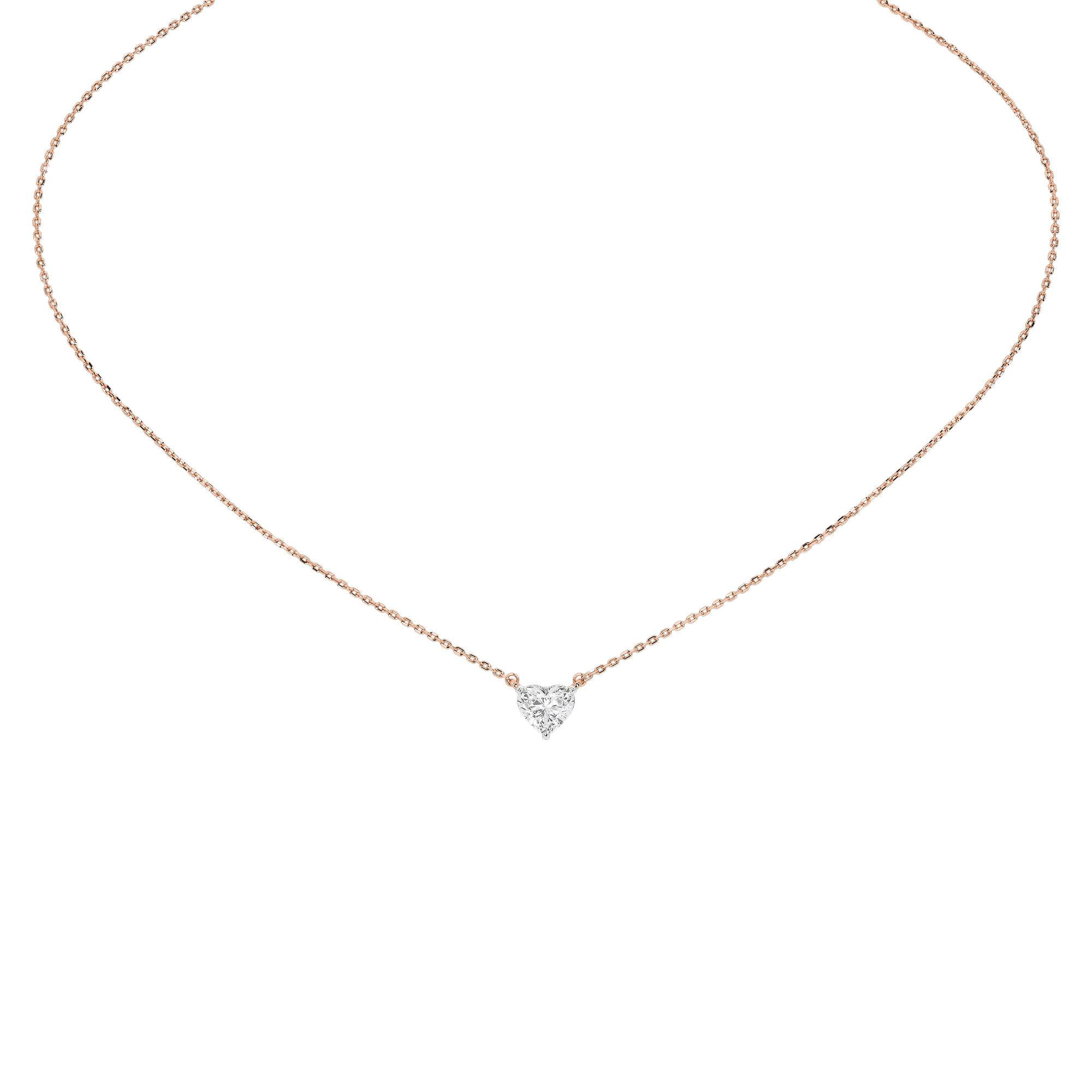 A heart 1.315 Lab Grown Diamond Pendant