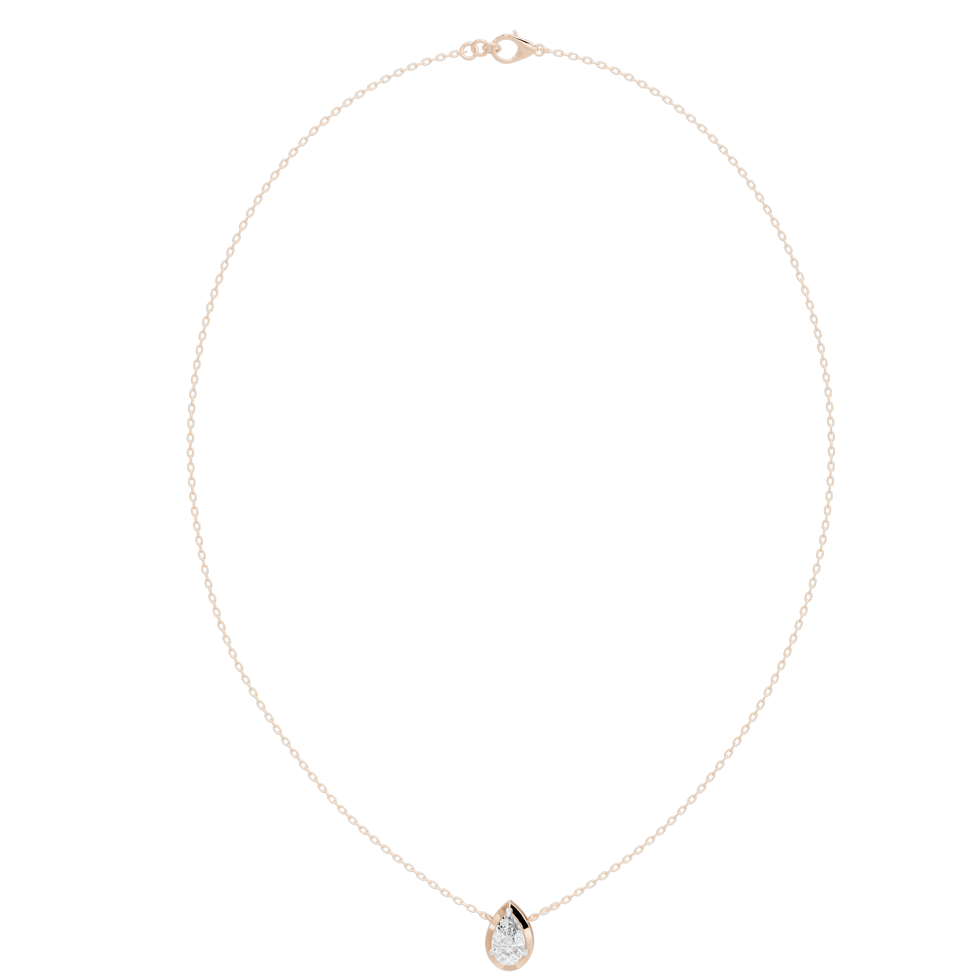 Main Drop 0.652 Carat Lab Grown Diamond Pendant