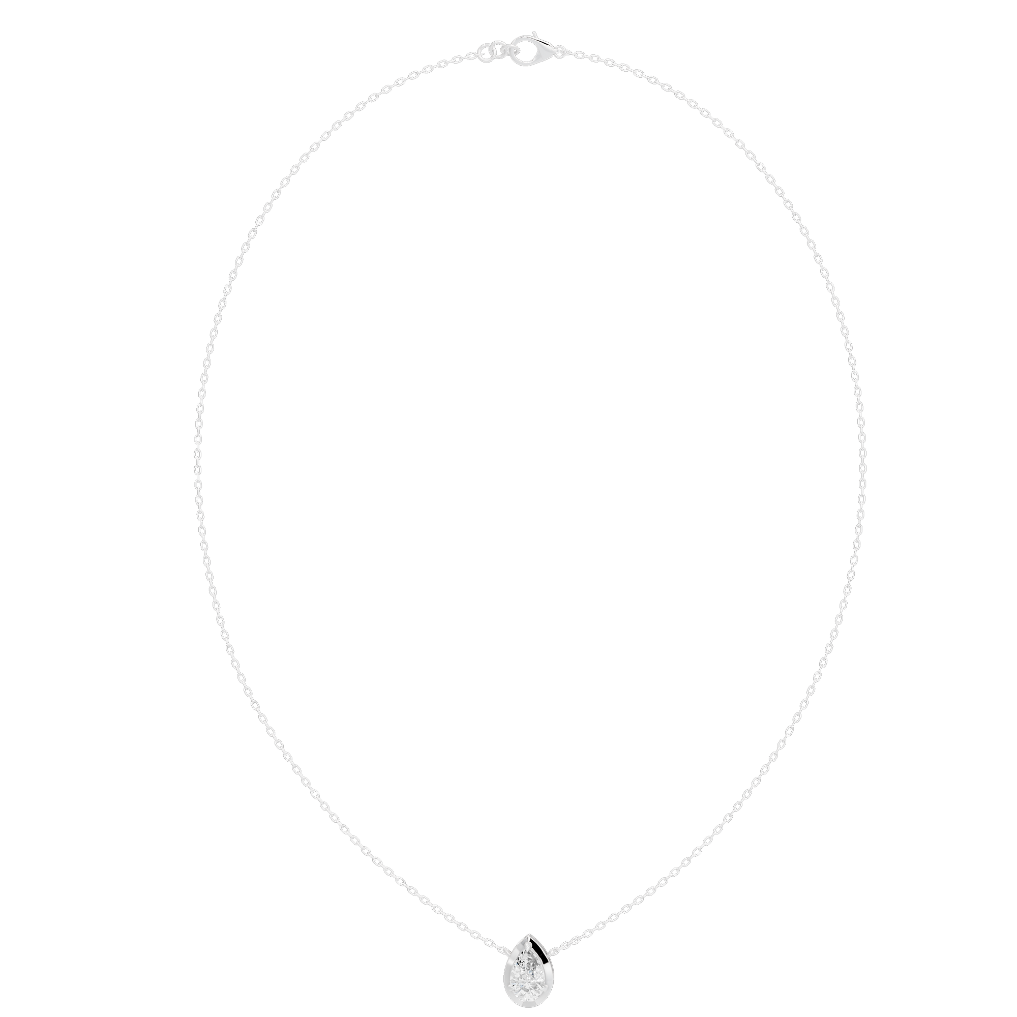 Main Drop 0.652 Carat Lab Grown Diamond Pendant