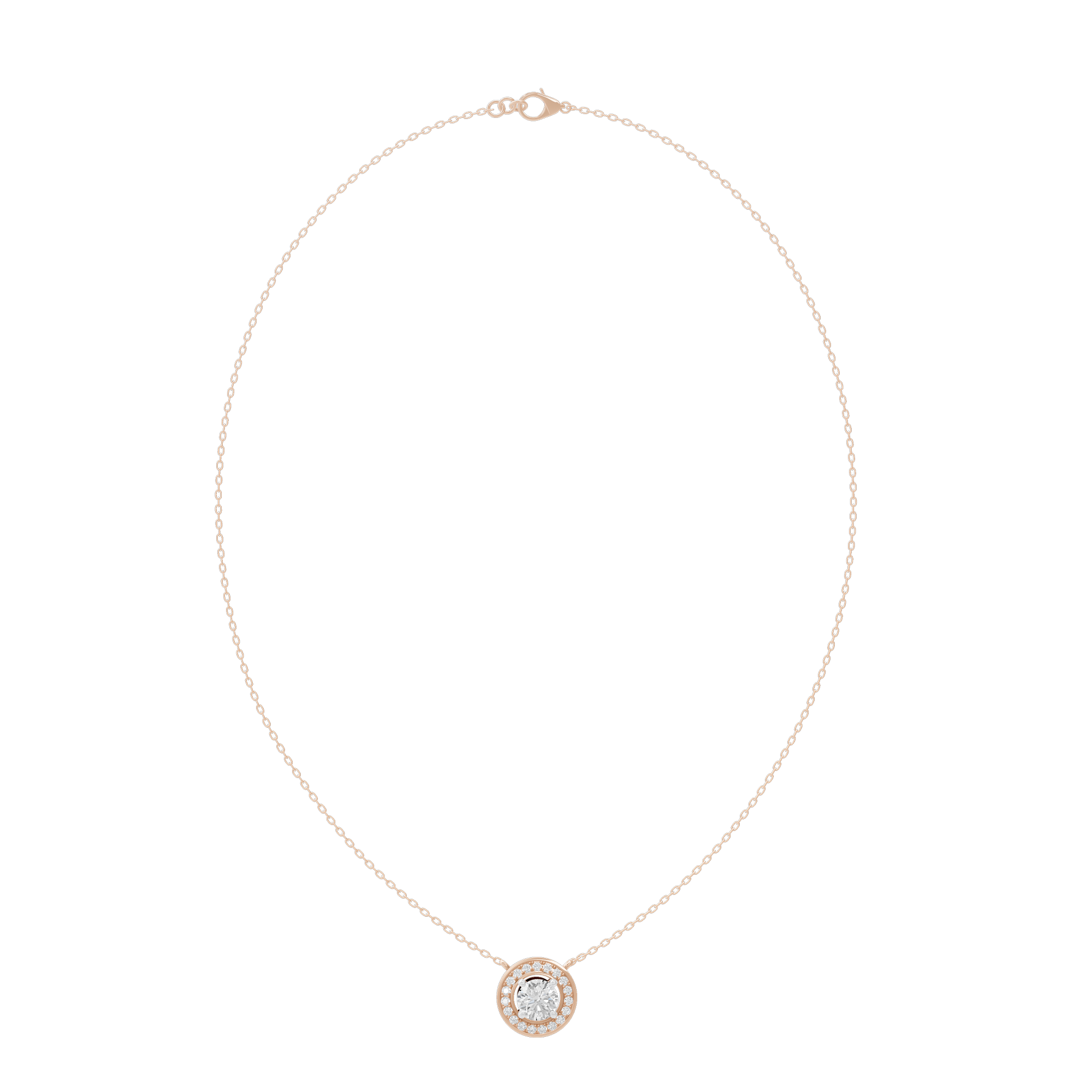 Solo Glow 0.893 Carat Lab Grown Diamond Pendant