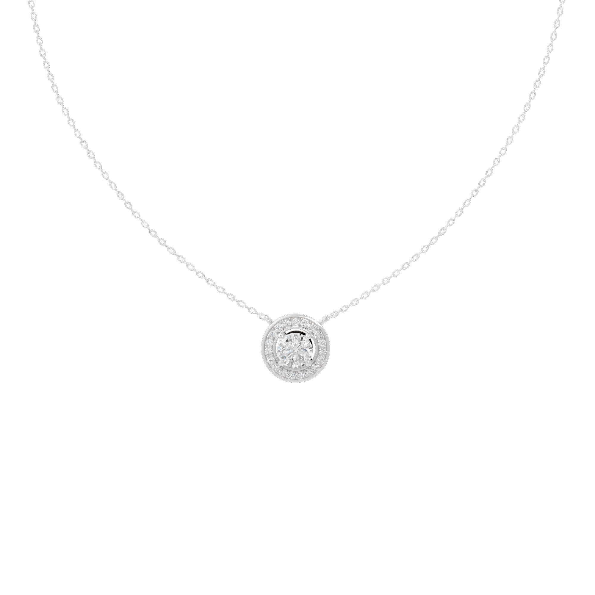 Solo Glow 0.893 Carat Lab Grown Diamond Pendant