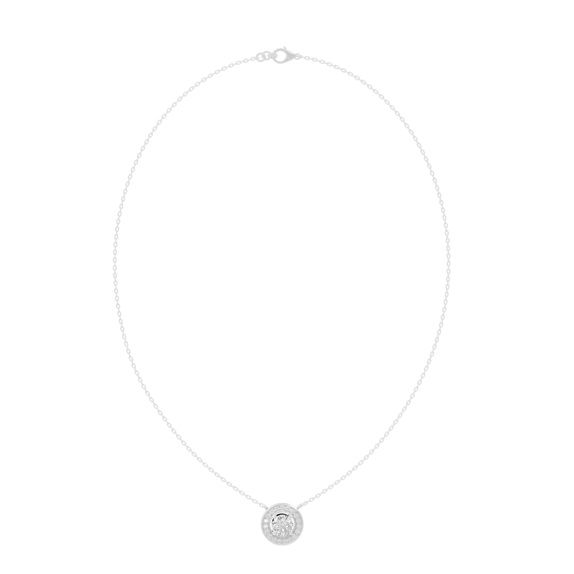 Solo Glow 0.893 Carat Lab Grown Diamond Pendant