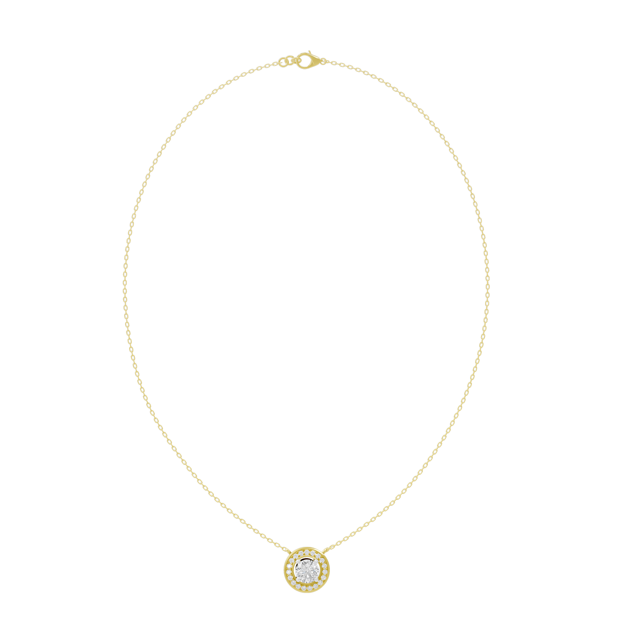 Solo Glow 0.893 Carat Lab Grown Diamond Pendant