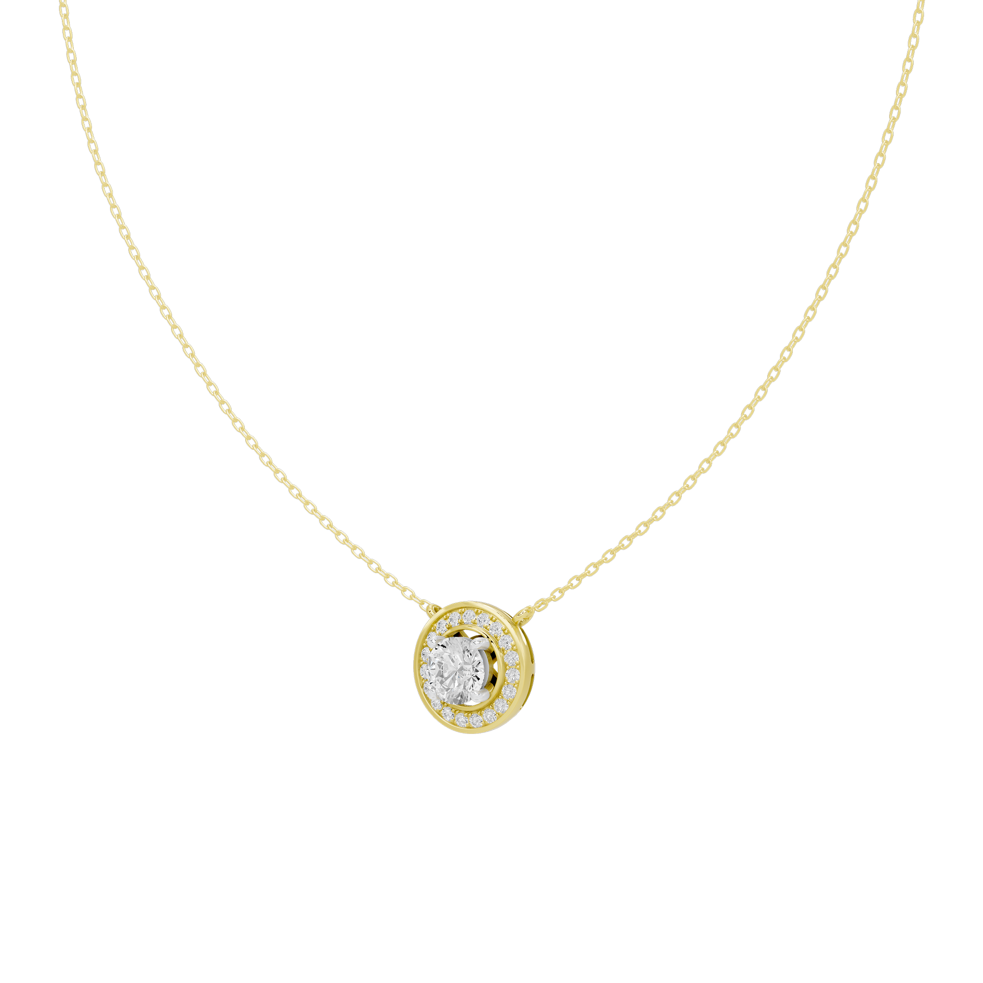 Solo Glow 0.893 Carat Lab Grown Diamond Pendant