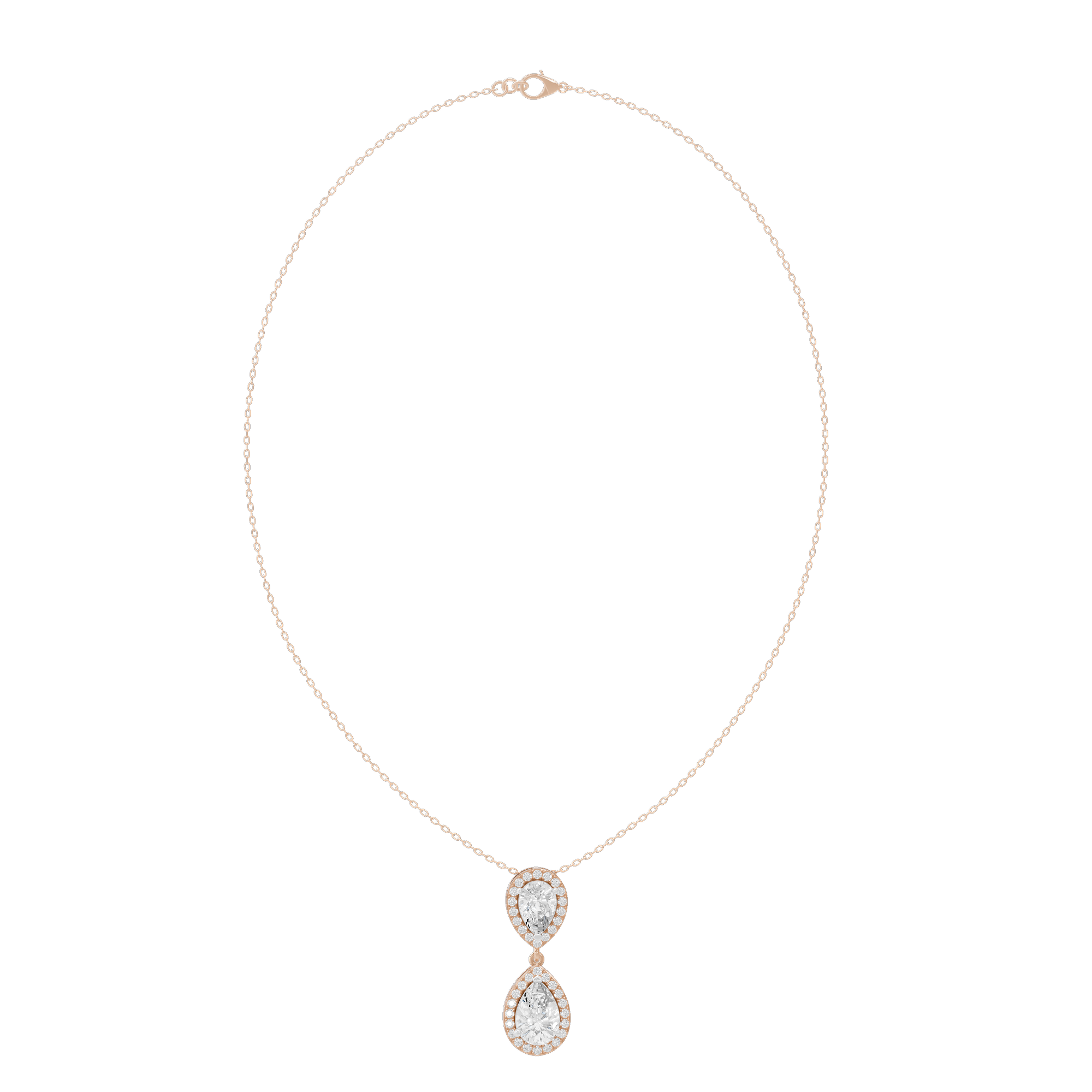 Dreamlinked 3.003 Carat Lab Grown Diamond Pendant