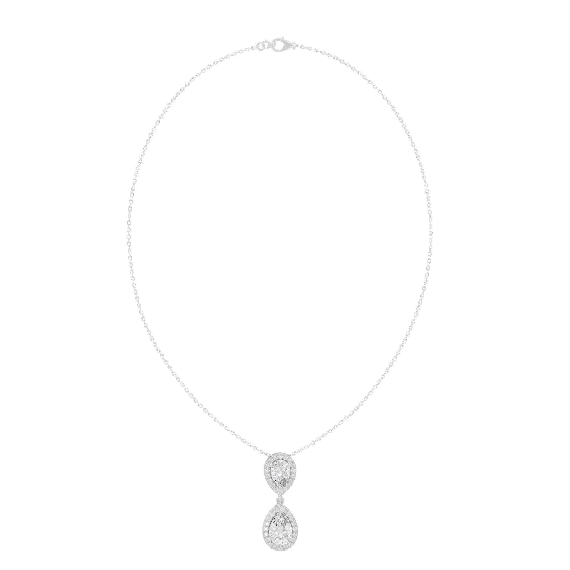 Dreamlinked 3.003 Carat Lab Grown Diamond Pendant